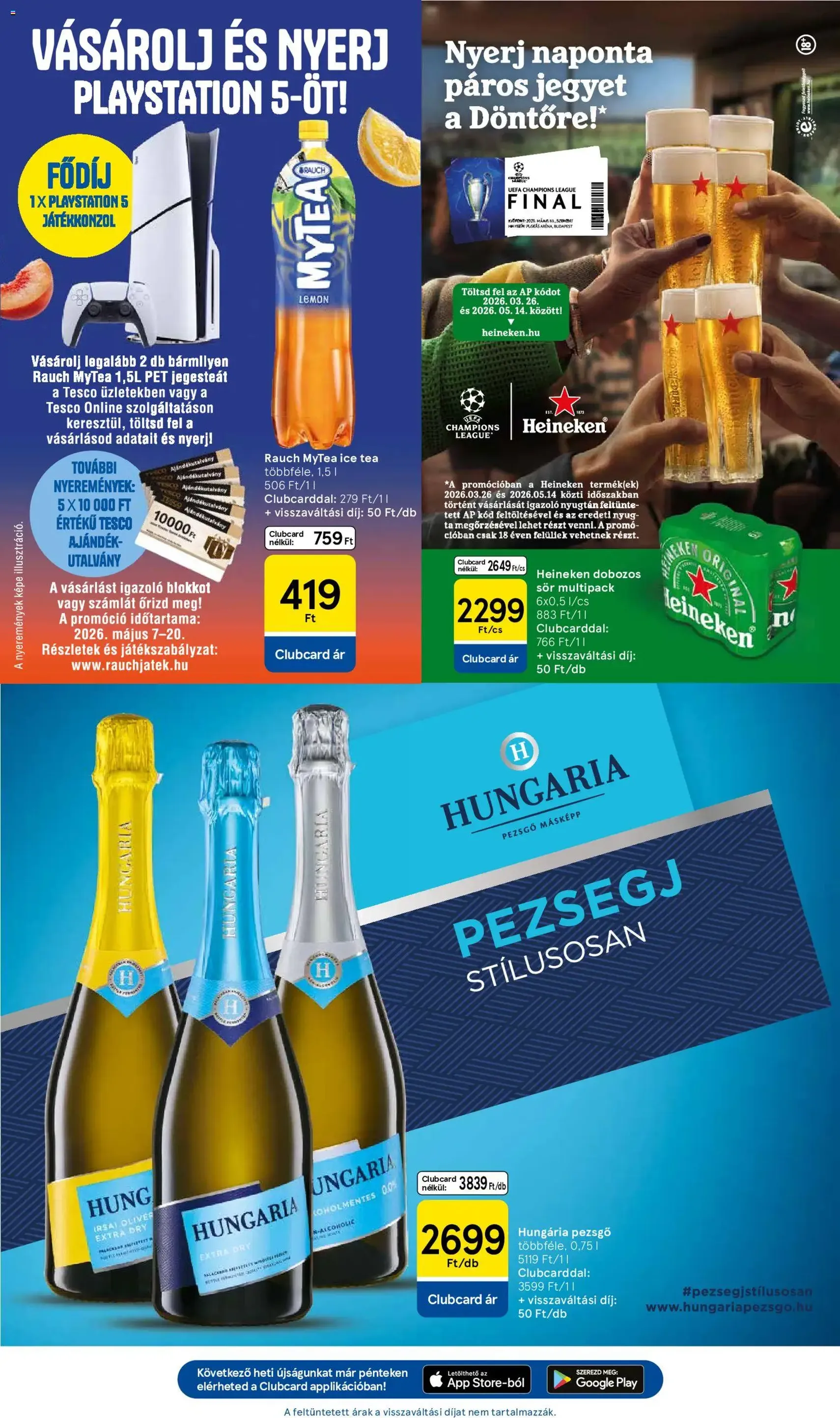 Tesco aktuális akciós újság - 2026.05.07. érvényes szórólap 25 oldal 36 oldalból