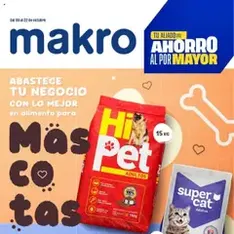 Vista previa del folleto Makro - Diptico Mascotas Vig#21 válido desde 09/10/2025