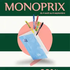 Monoprix - Guide de rentree - Prévisualisation du catalogue valable à partir du 04/08/2026