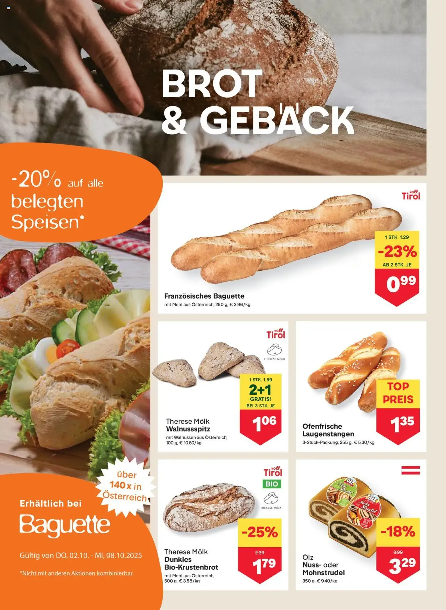 MPREIS Flugblatt - Gültiger Prospekt ab 02.10.2025, Seite 4 von insgesamt 16