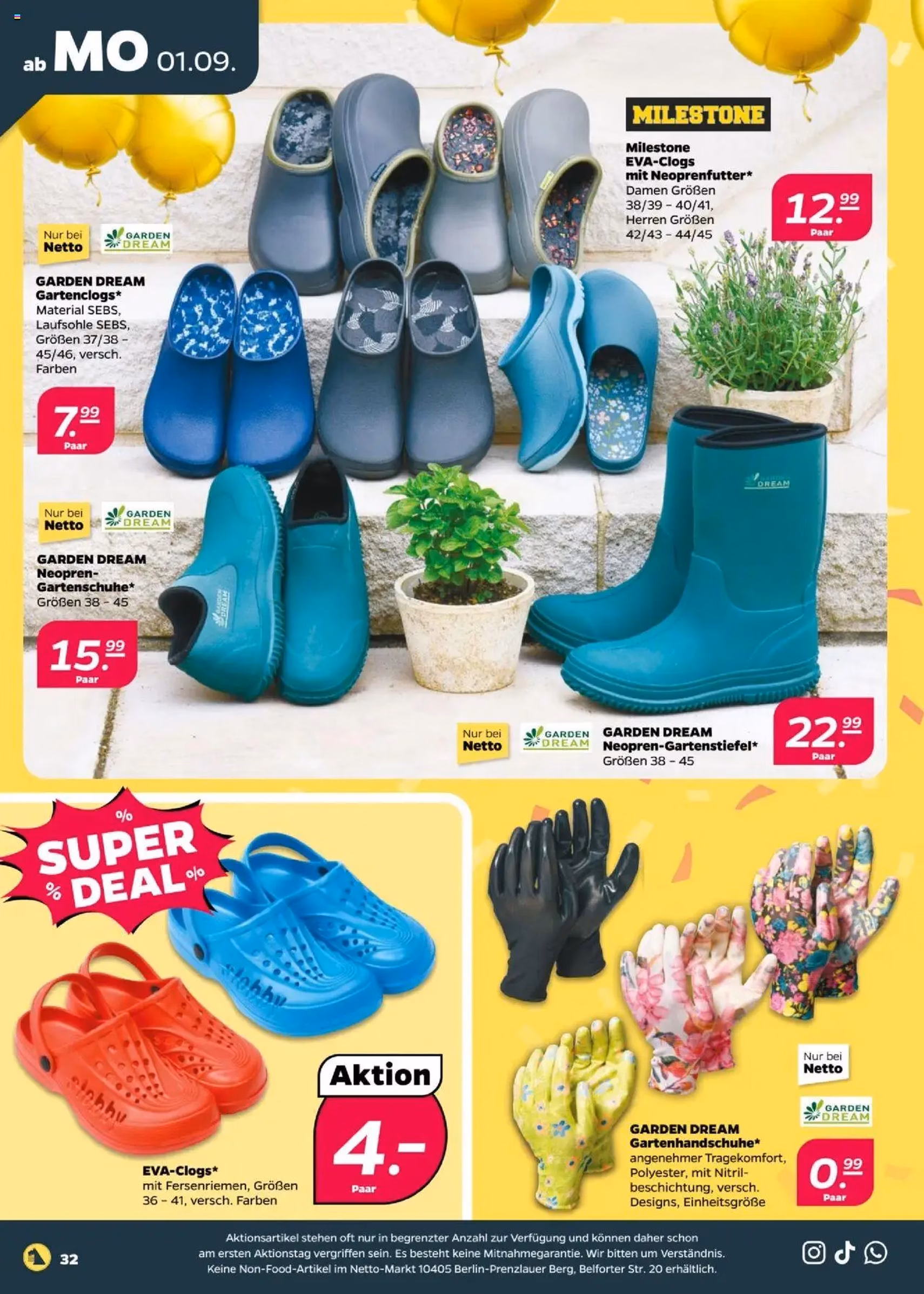 Netto Prospekt - Gültiger Prospekt ab 01.09.2025, Seite 32 von insgesamt 50 Netto Prospekt - Gültiger Prospekt ab 01.09.2025, Seite 32 von insgesamt 50