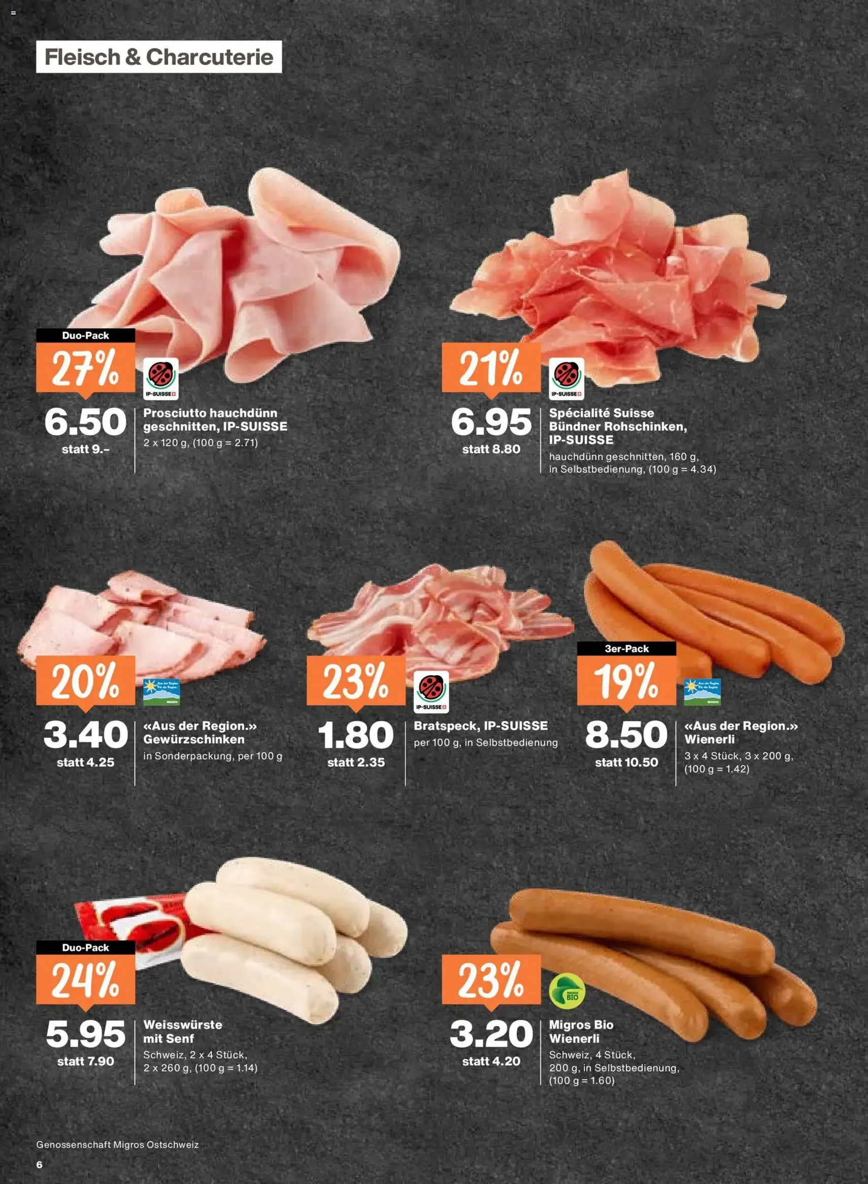 Migros aktionen - Gültiger Prospekt ab 24.09.2026, Seite 6 von insgesamt 24