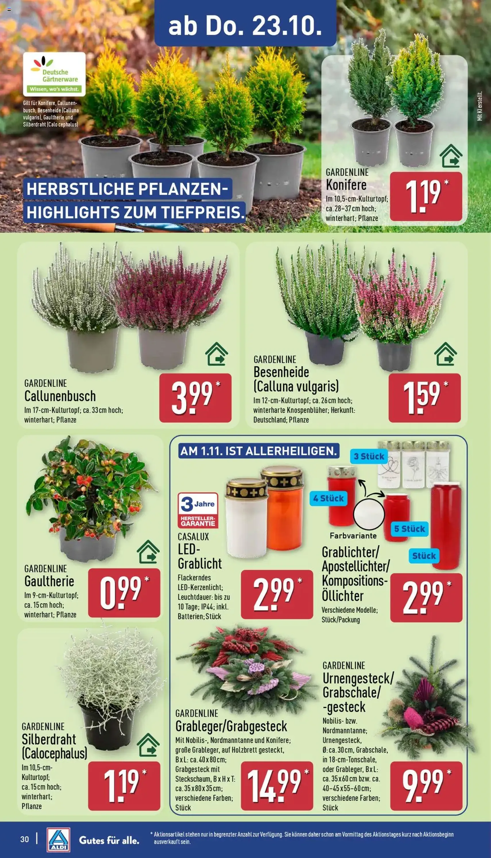 Aldi Prospekt - Gültiger Prospekt ab 20.10.2025, Seite 30 von insgesamt 43 Aldi Prospekt - Gültiger Prospekt ab 20.10.2025, Seite 30 von insgesamt 43