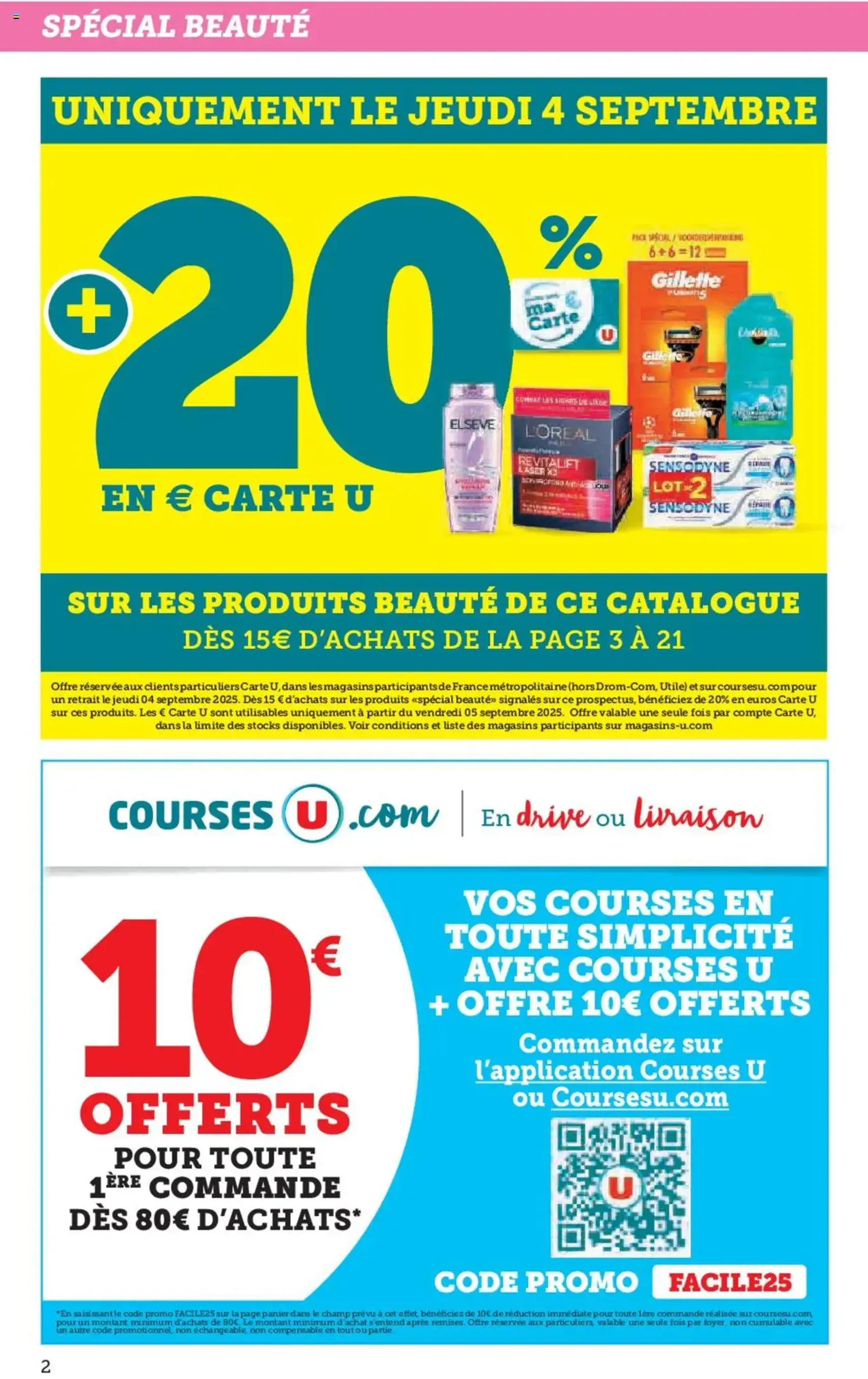 Super U catalogue - brochure valable à partir du 02/09/2025, page 2 sur 52 Super U catalogue - brochure valable à partir du 02/09/2025, page 2 sur 52