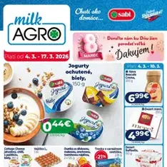 Milk Agro leták - náhľad letáku platný od 04.03.2026