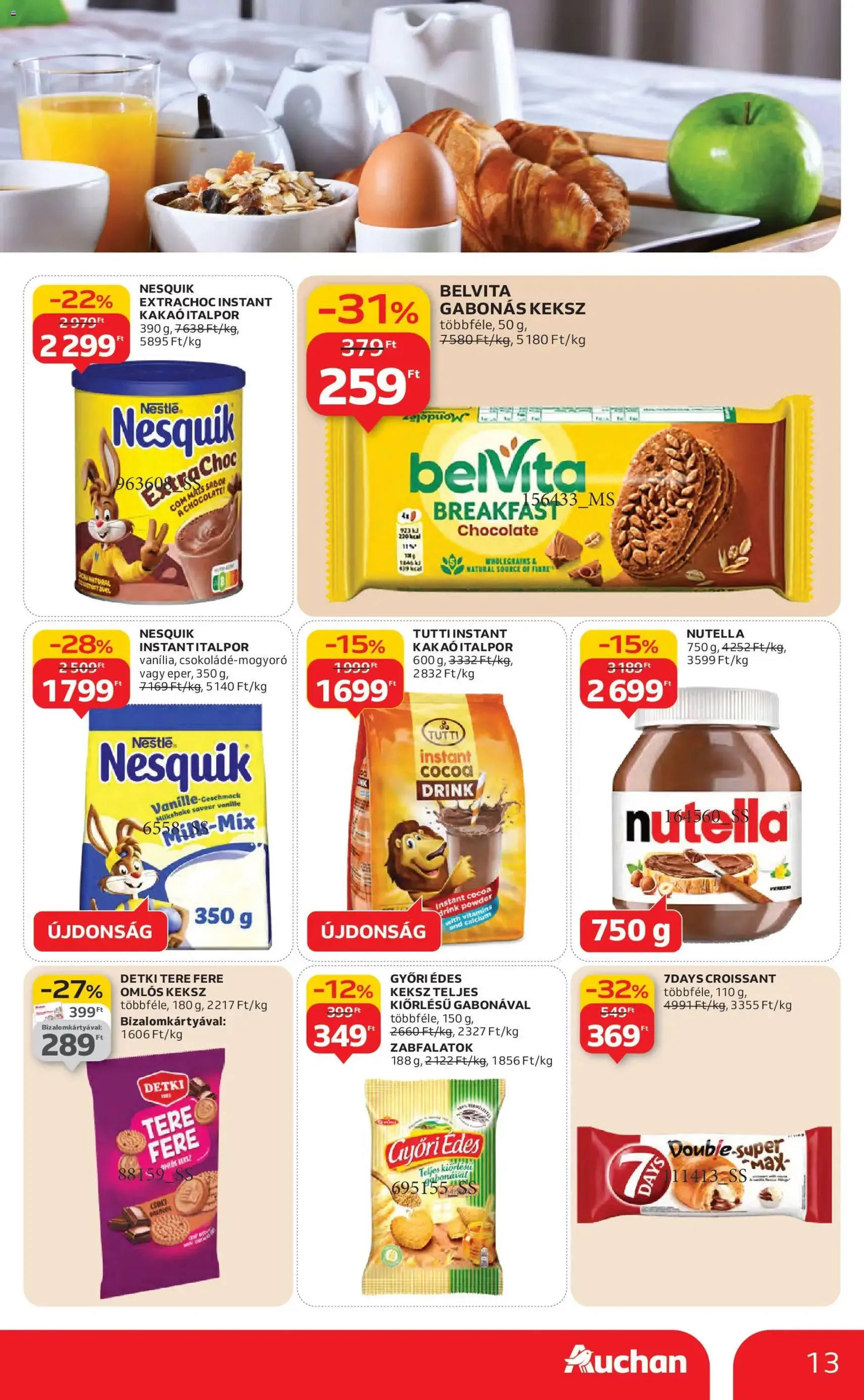 Auchan Akciós újság - 2026.01.22. érvényes szórólap 13 oldal 44 oldalból