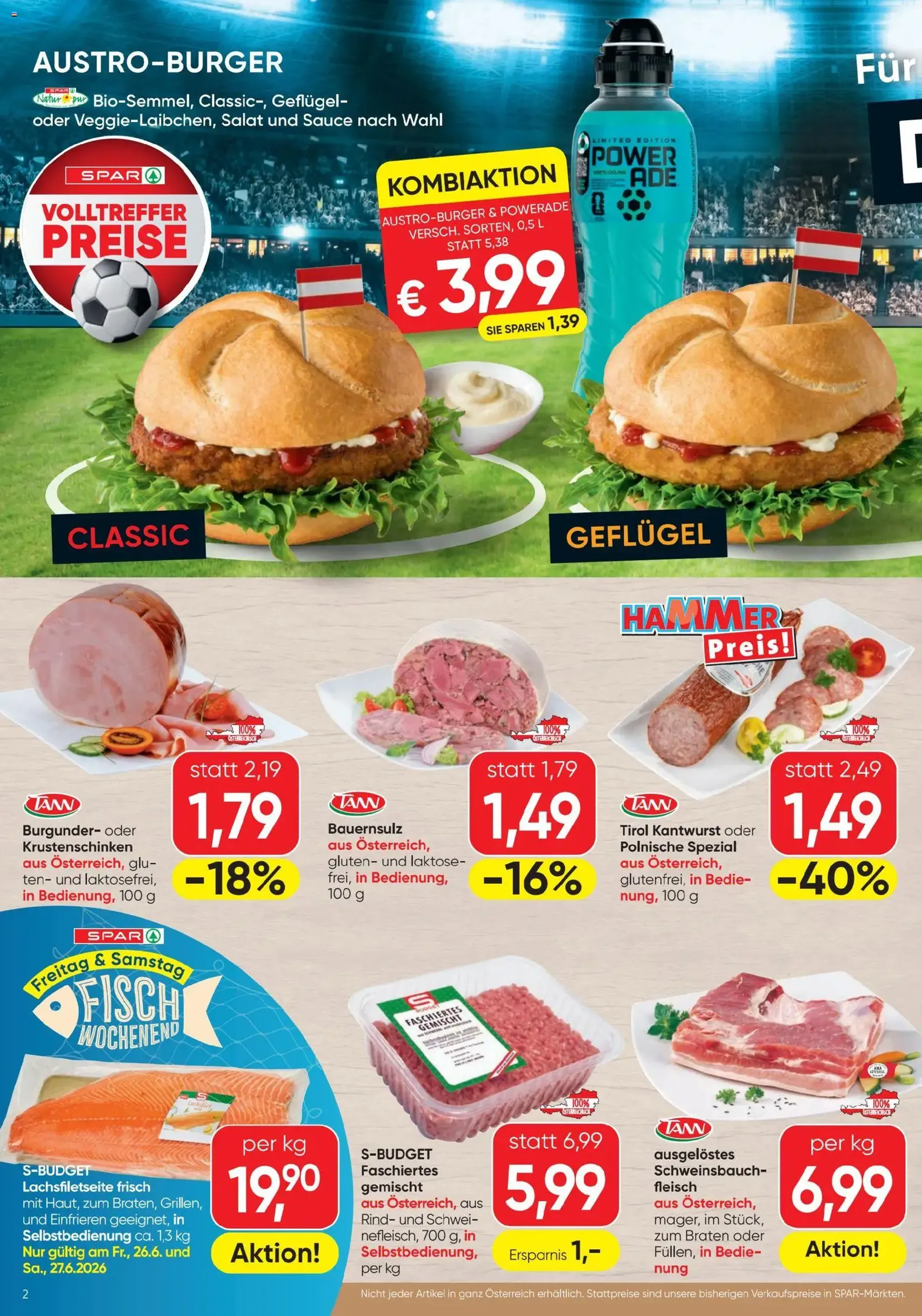 Spar - Flugblatt - Gültiger Prospekt ab 25.06.2026, Seite 2 von insgesamt 12