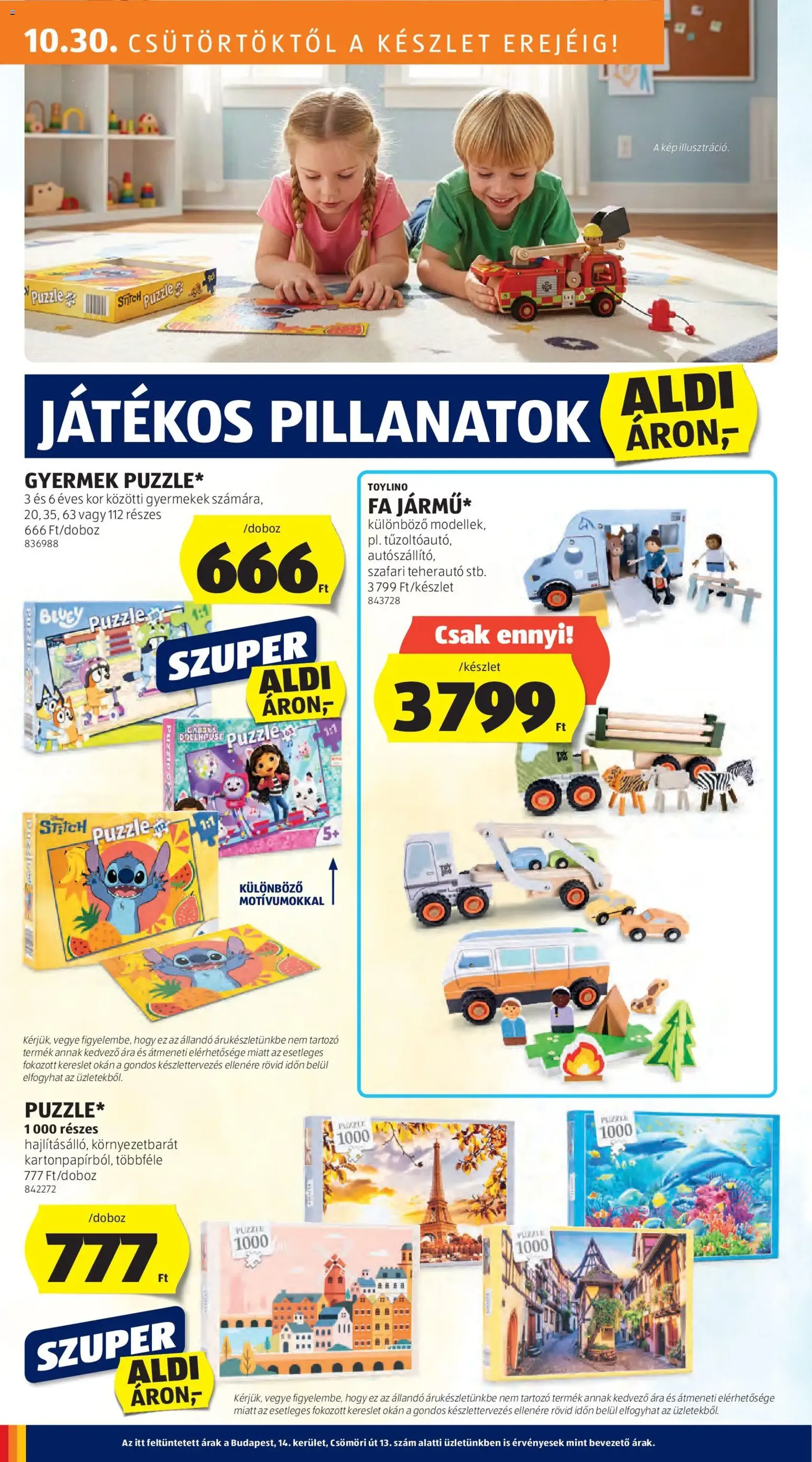 Aldi Akciós újság - 2025.10.30. érvényes szórólap 24 oldal 55 oldalból Aldi Akciós újság - 2025.10.30. érvényes szórólap 24 oldal 55 oldalból