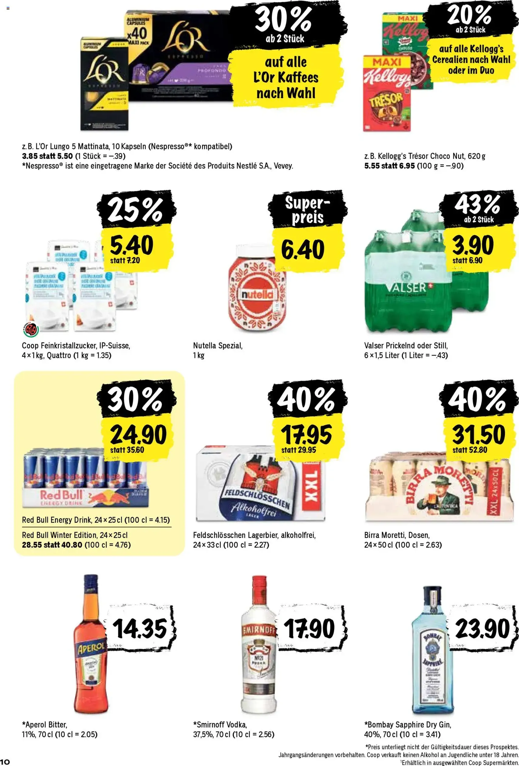 Coop Aktionen - Gültiger Prospekt ab 30.10.2025, Seite 10 von insgesamt 24 Coop Aktionen - Gültiger Prospekt ab 30.10.2025, Seite 10 von insgesamt 24