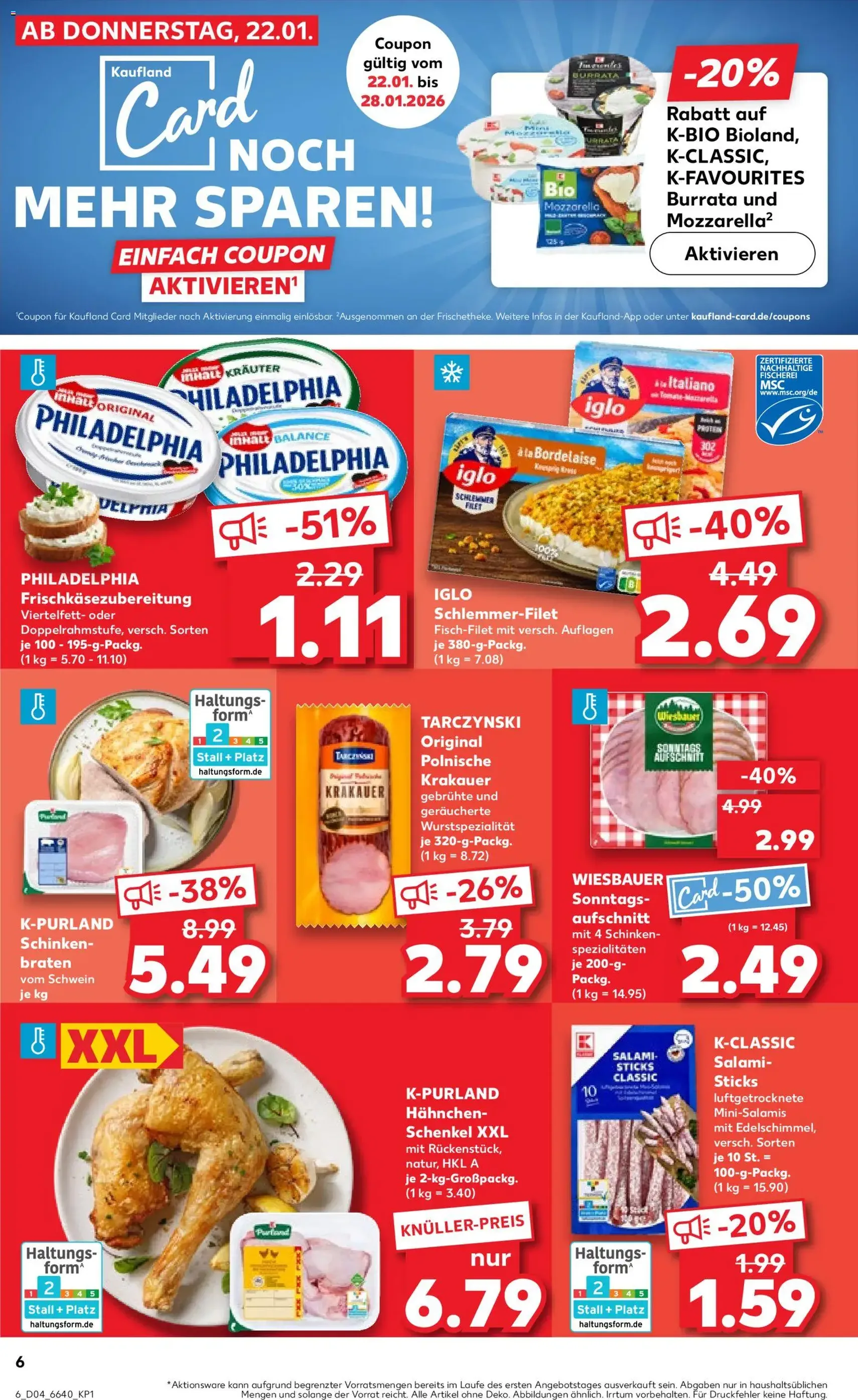 Kaufland Prospekt - Gültiger Prospekt ab 22.01.2026, Seite 6 von insgesamt 59