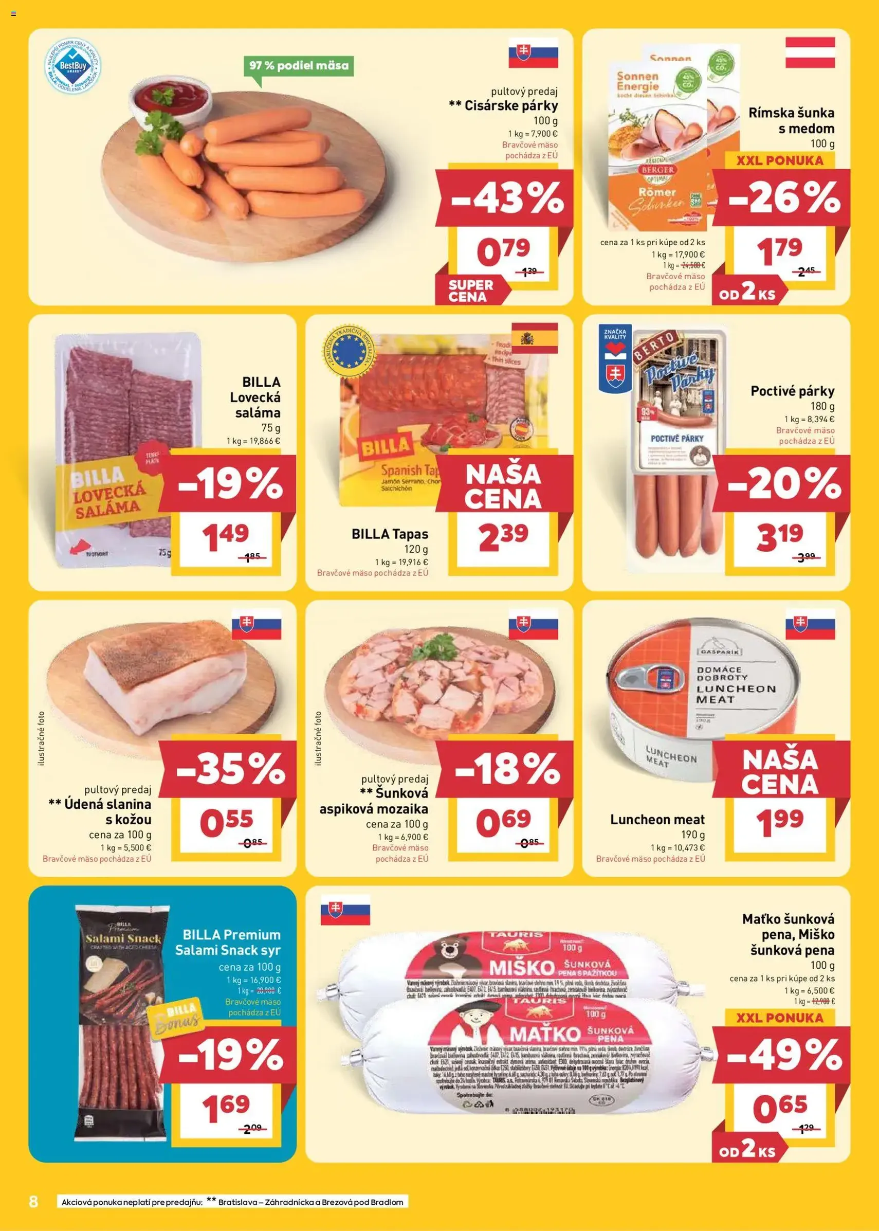 Billa leták - platný leták od 20.05.2026 strana 8 z 31