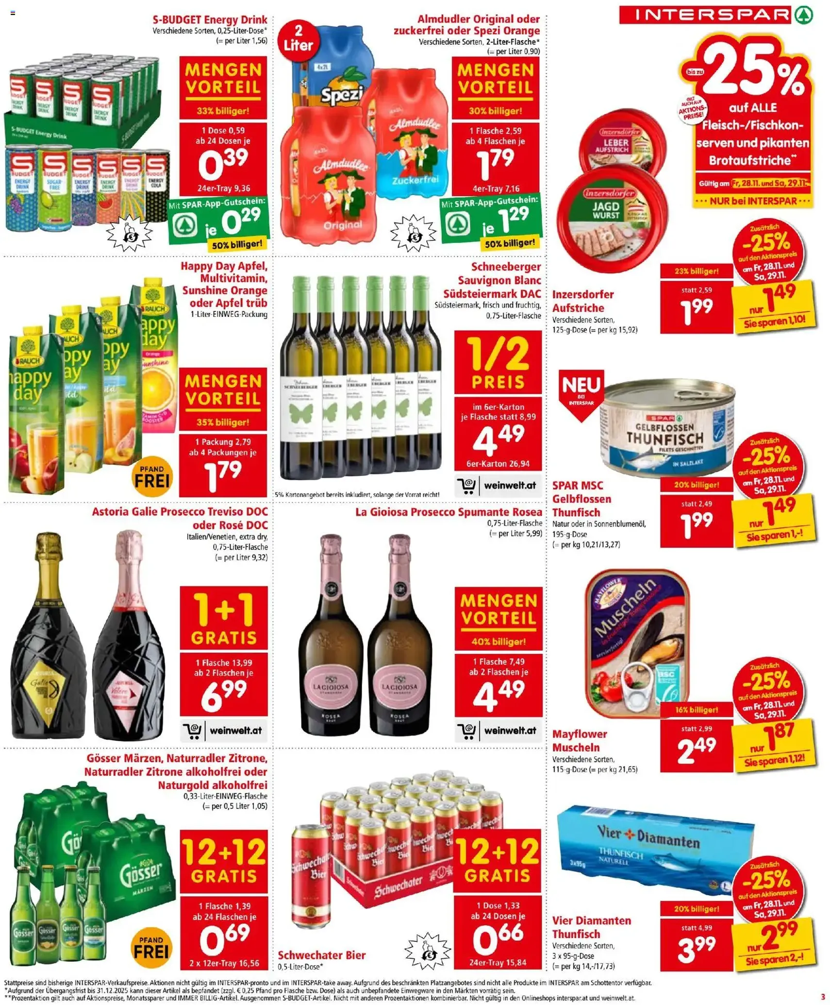 Interspar - Black Friday - Gültiger Prospekt ab 27.11.2025, Seite 3 von insgesamt 16