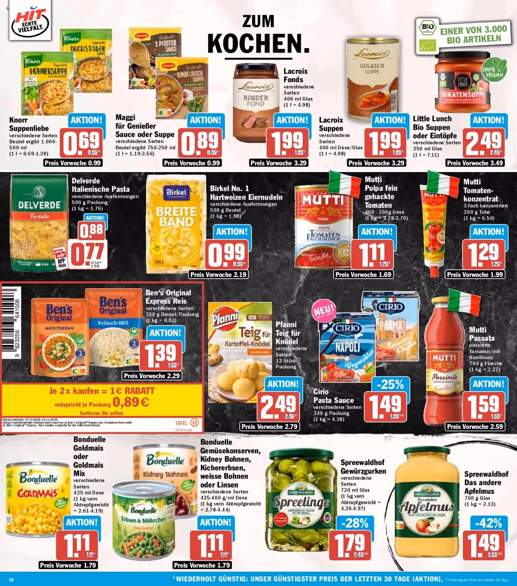 HIT Prospekt - Gültiger Prospekt ab 27.10.2025, Seite 10 von insgesamt 19 HIT Prospekt - Gültiger Prospekt ab 27.10.2025, Seite 10 von insgesamt 19