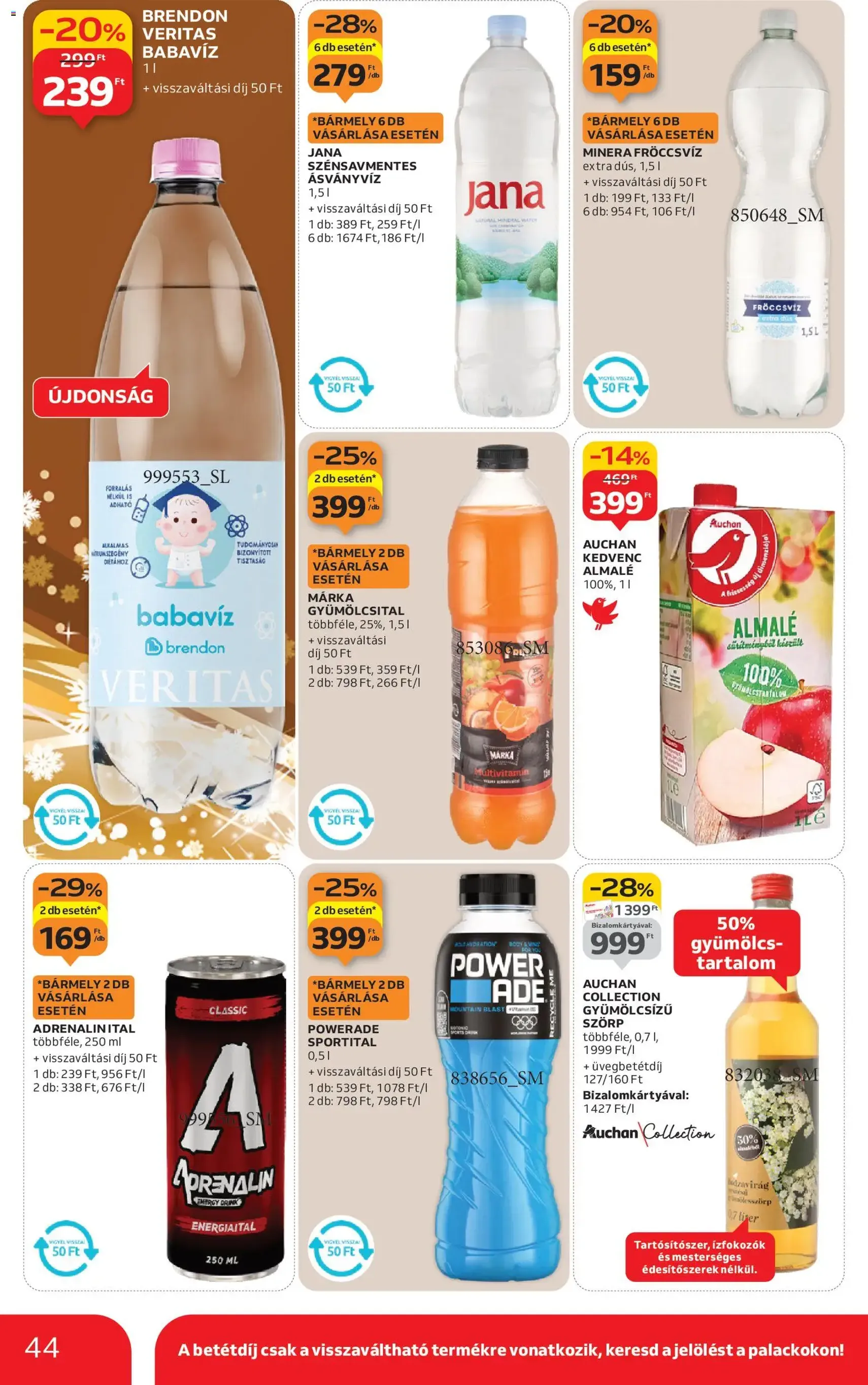 Auchan Akciós újság - 2025.12.18. érvényes szórólap 44 oldal 60 oldalból