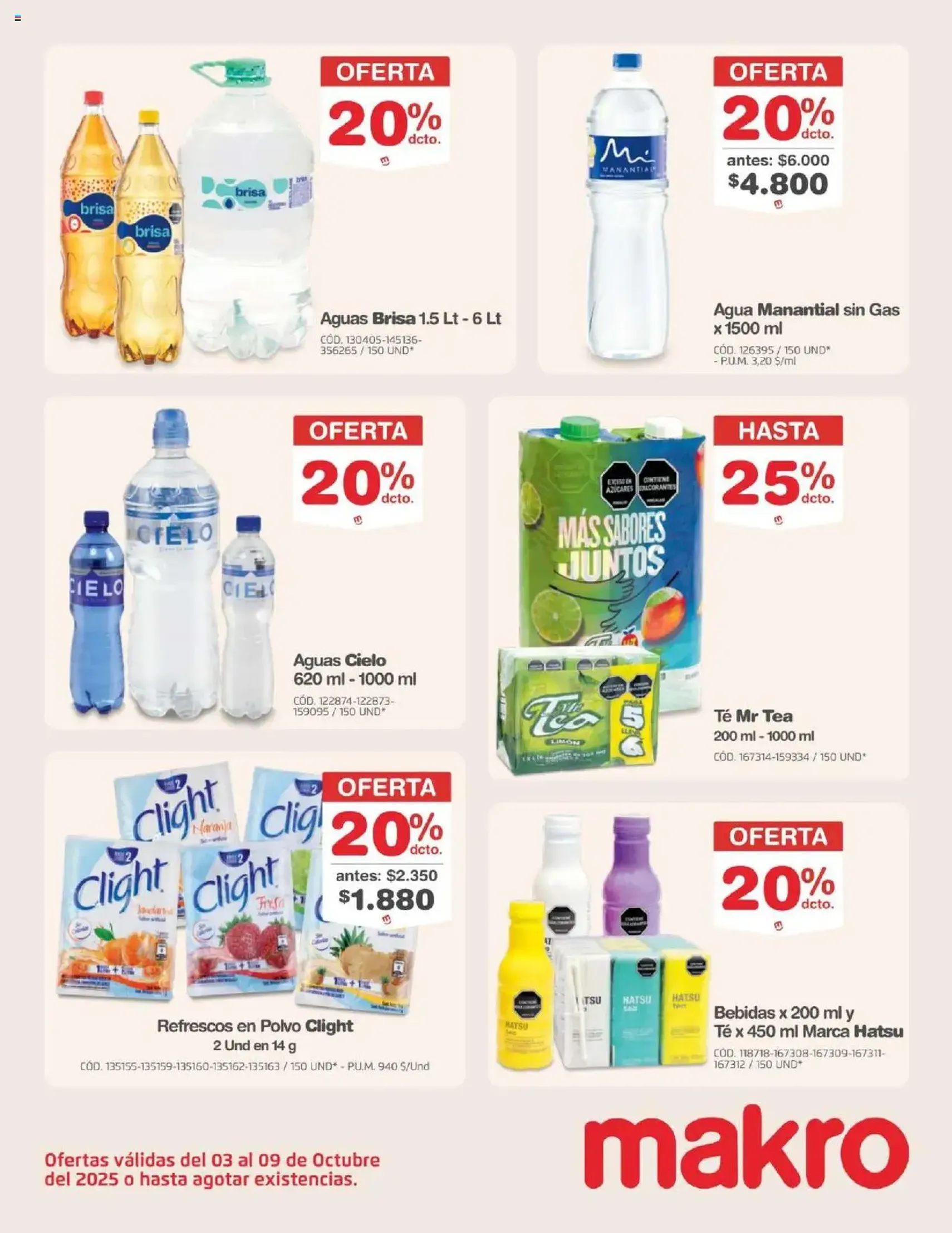Makro - Quincena - folleto válido desde 03/10/2025 página 8 de 30 Makro - Quincena - folleto válido desde 03/10/2025 página 8 de 30