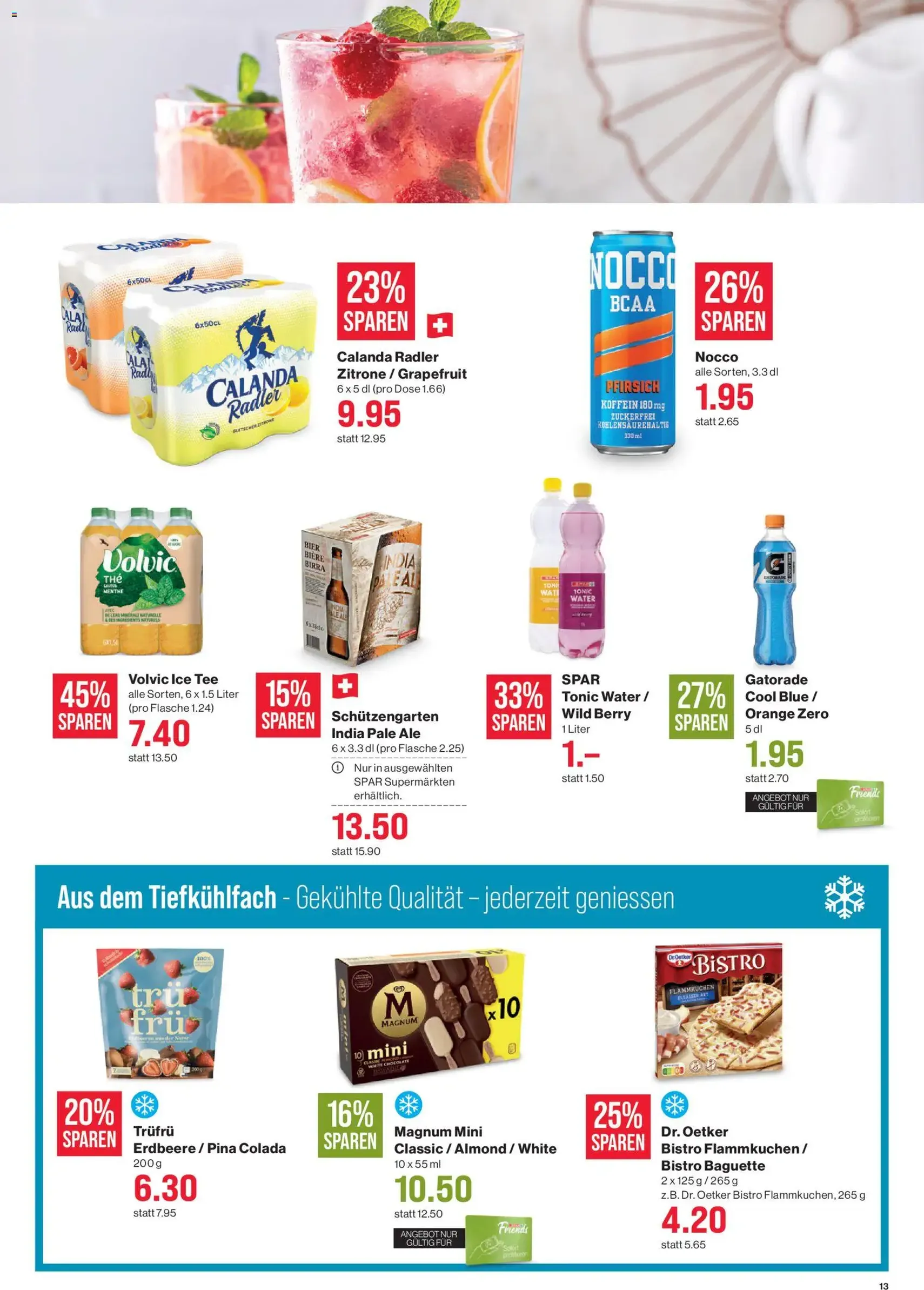 SPAR aktionen - Gültiger Prospekt ab 30.07.2026, Seite 13 von insgesamt 17