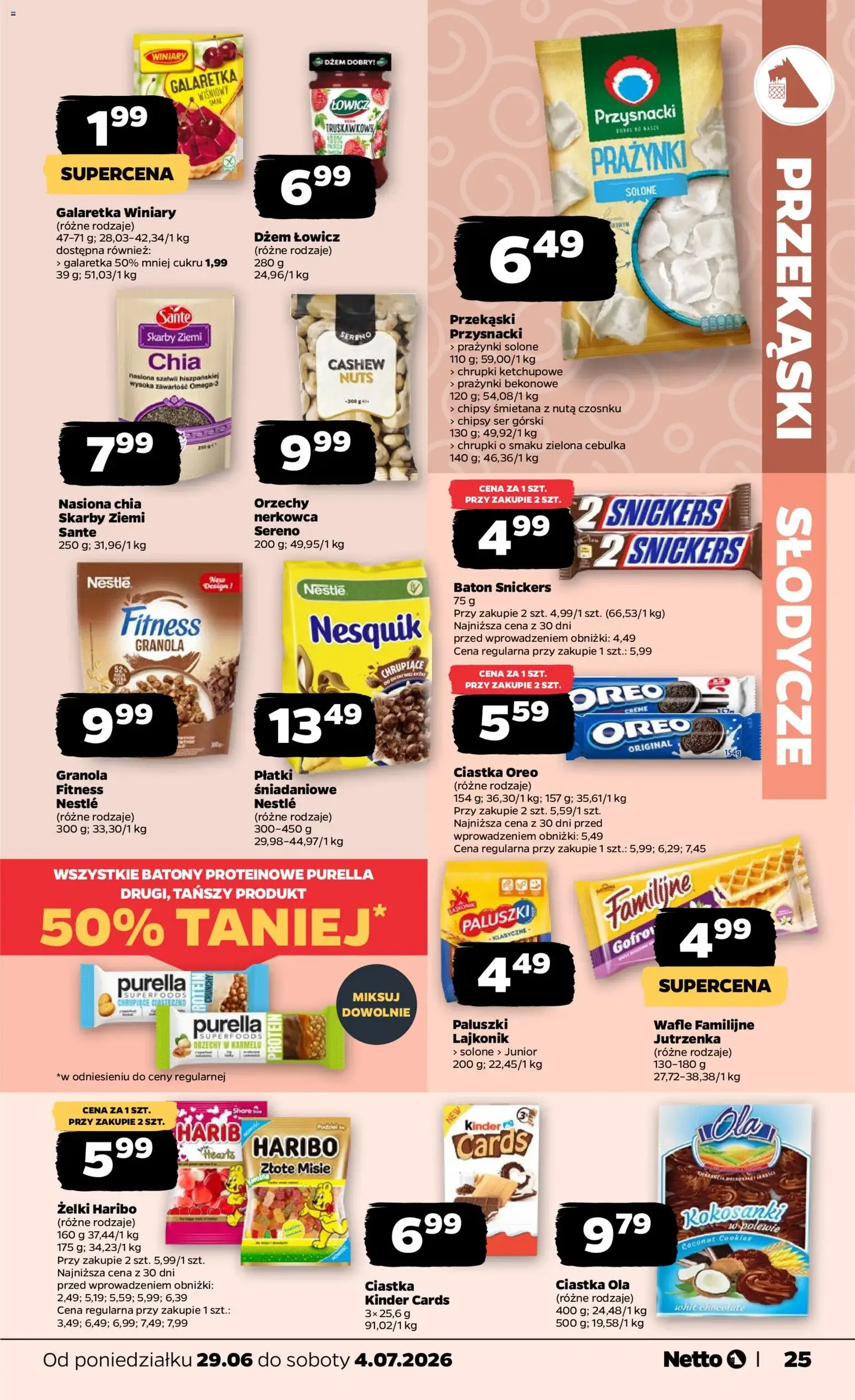 Netto gazetka od poniedziałku spożywcza - ważny gazetka od 29.06.2026 strona 25 z 37