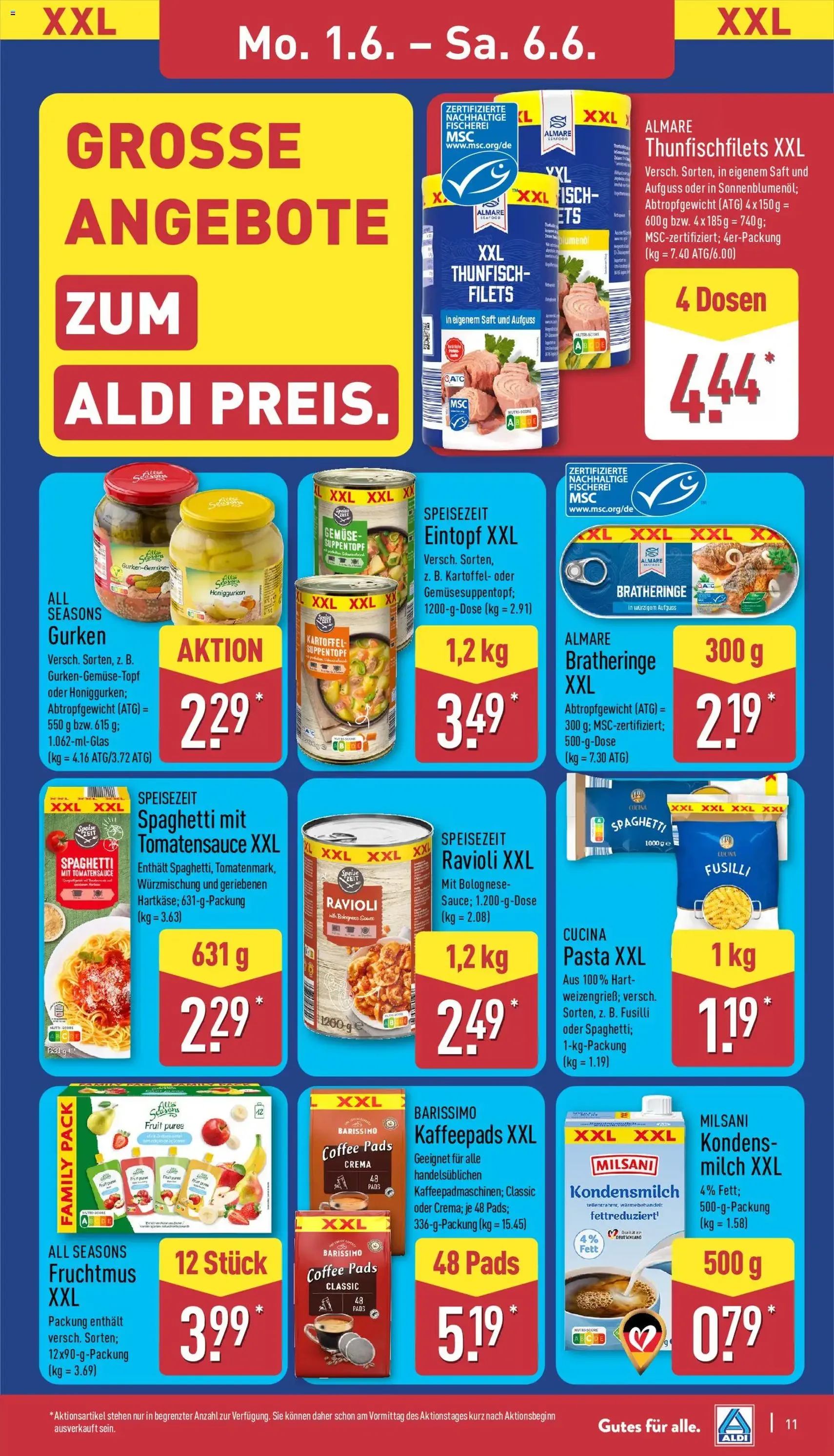 Aldi Prospekt - Gültiger Prospekt ab 01.06.2026, Seite 11 von insgesamt 37