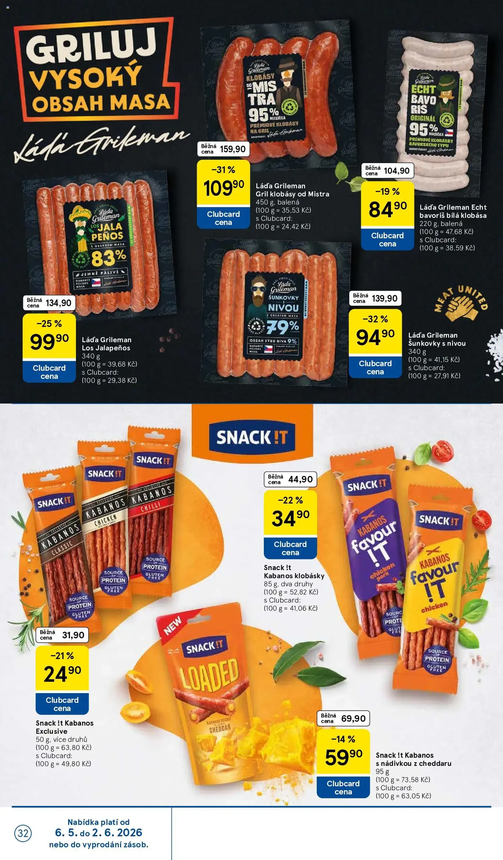 Tesco leták - Hypermarket - platný leták od 13.05.2026 strana 32 z 34