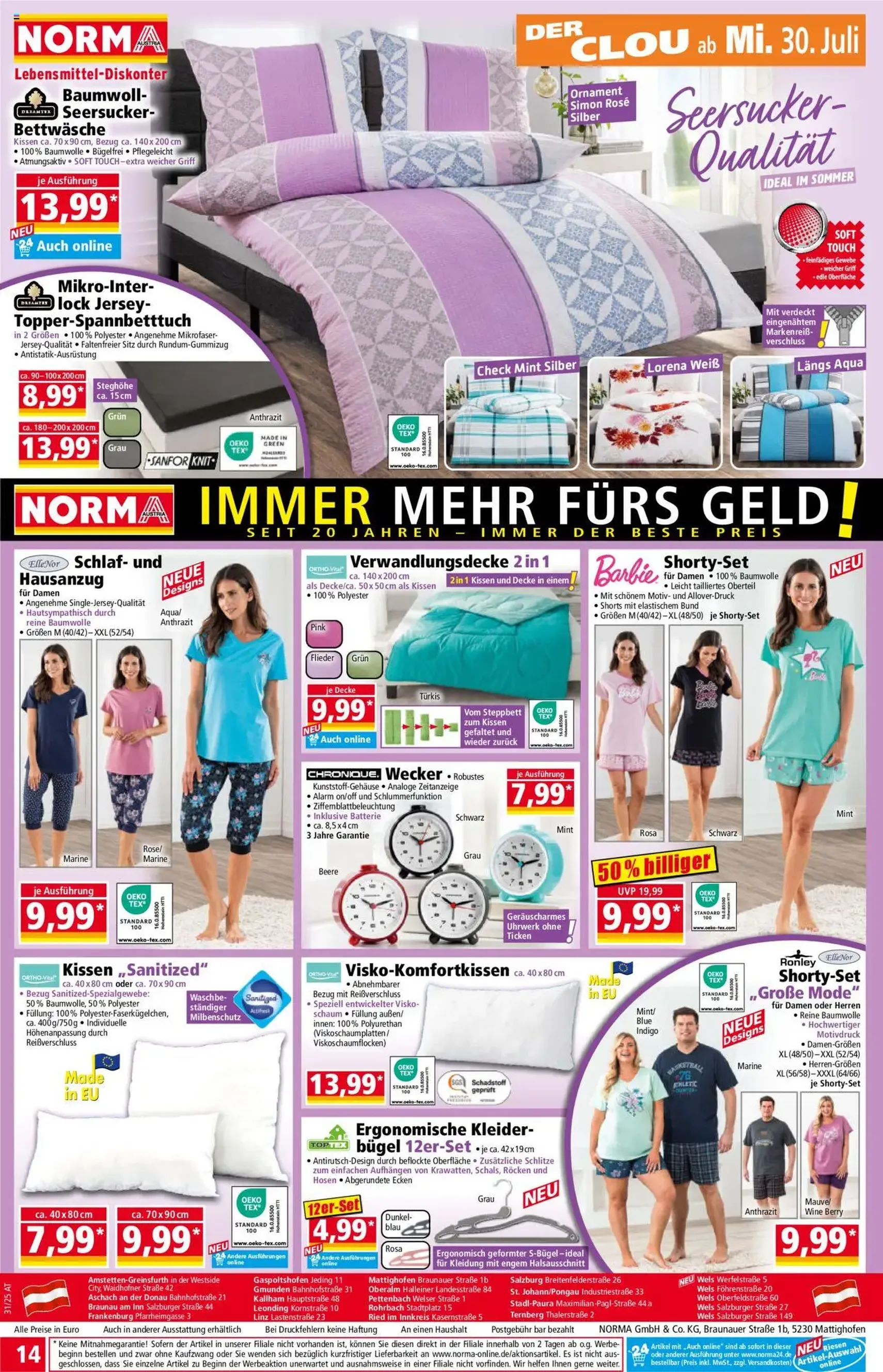 Norma Flugblatt - Gültiger Prospekt ab 28.07.2025, Seite 14 von insgesamt 18 Norma Flugblatt - Gültiger Prospekt ab 28.07.2025, Seite 14 von insgesamt 18