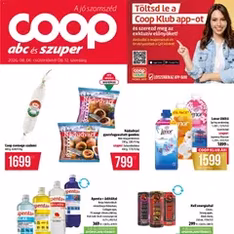 COOP akciós újság - szórólap előnézete érvényes 2026.08.06. -tól