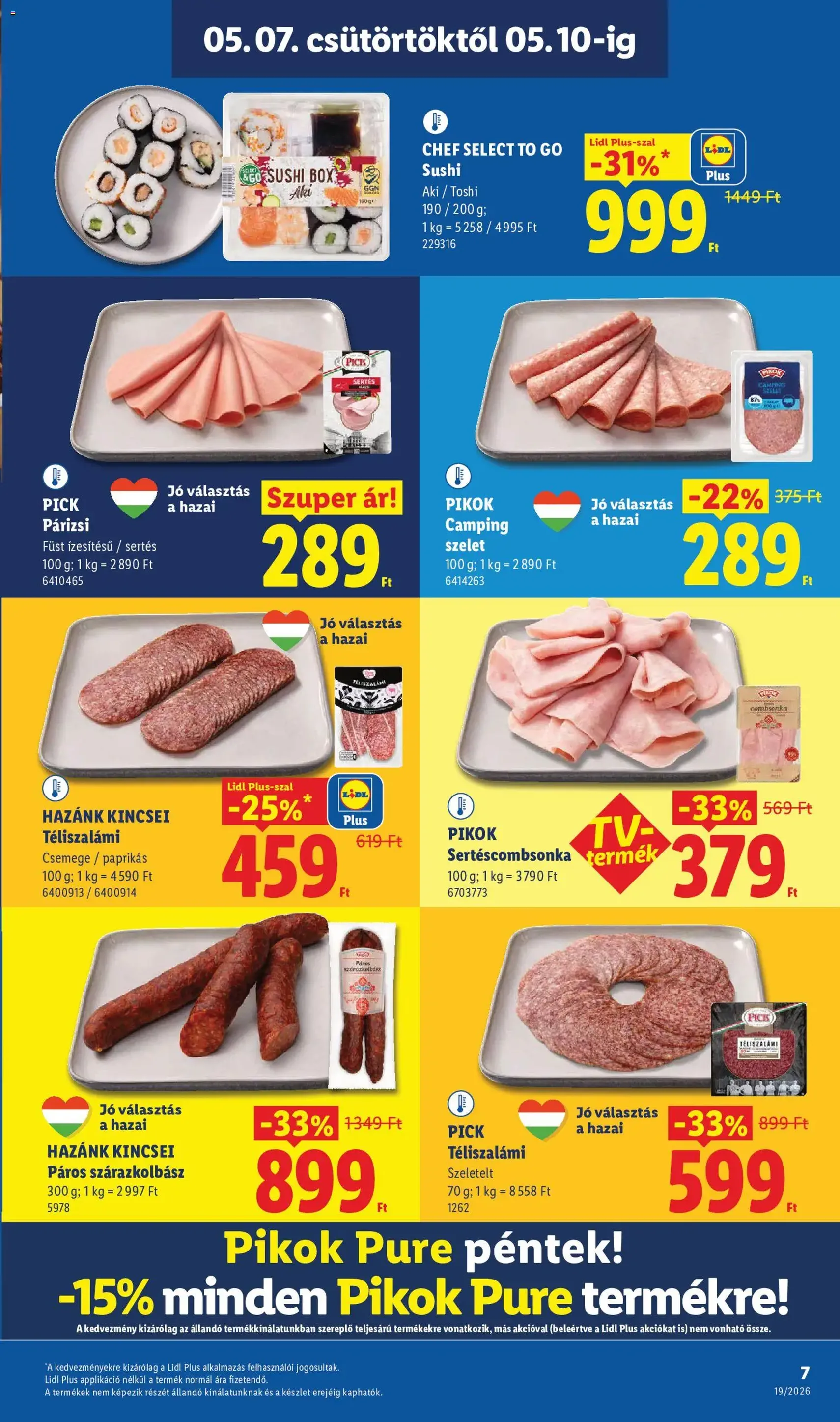 Lidl akciós újság - 2026.05.07. érvényes szórólap 7 oldal 76 oldalból