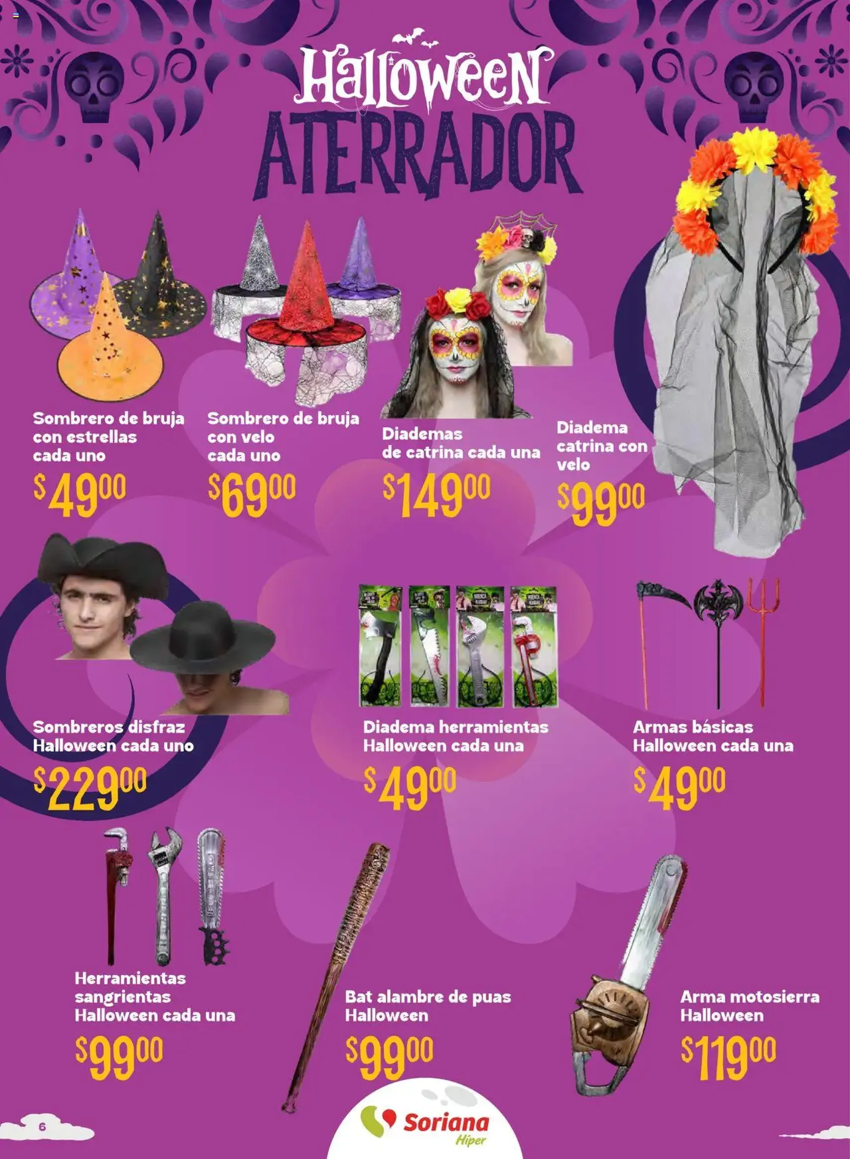 Soriana - Halloween y Día de muertos Híper Nacional - folleto válido desde 16/10/2025 página 6 de 29 Soriana - Halloween y Día de muertos Híper Nacional - folleto válido desde 16/10/2025 página 6 de 29