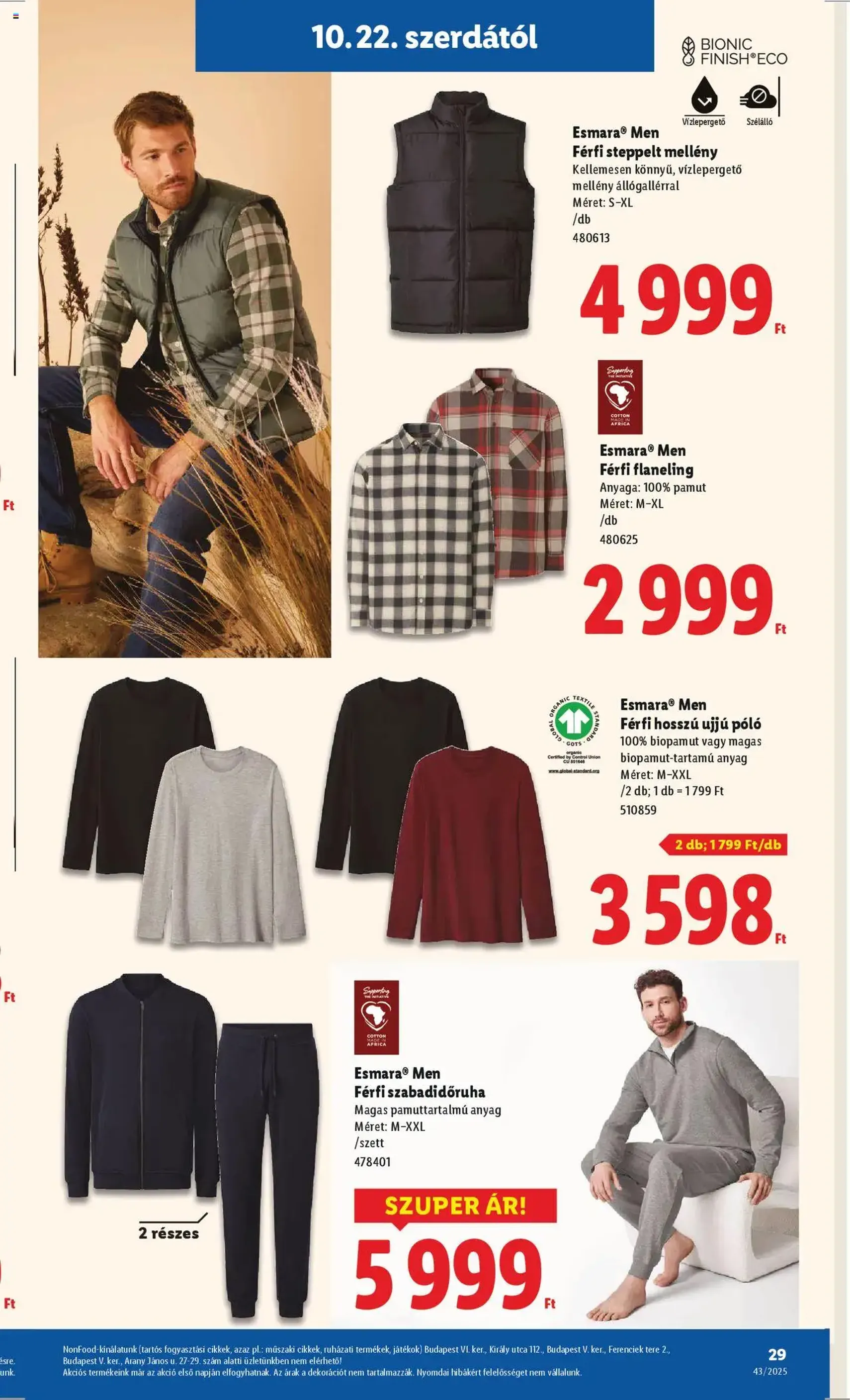 Lidl Akciós újság - 2025.10.22. érvényes szórólap 29 oldal 64 oldalból Lidl Akciós újság - 2025.10.22. érvényes szórólap 29 oldal 64 oldalból