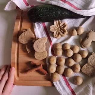 Previsualización de la receta Galletas de calabacín con canela