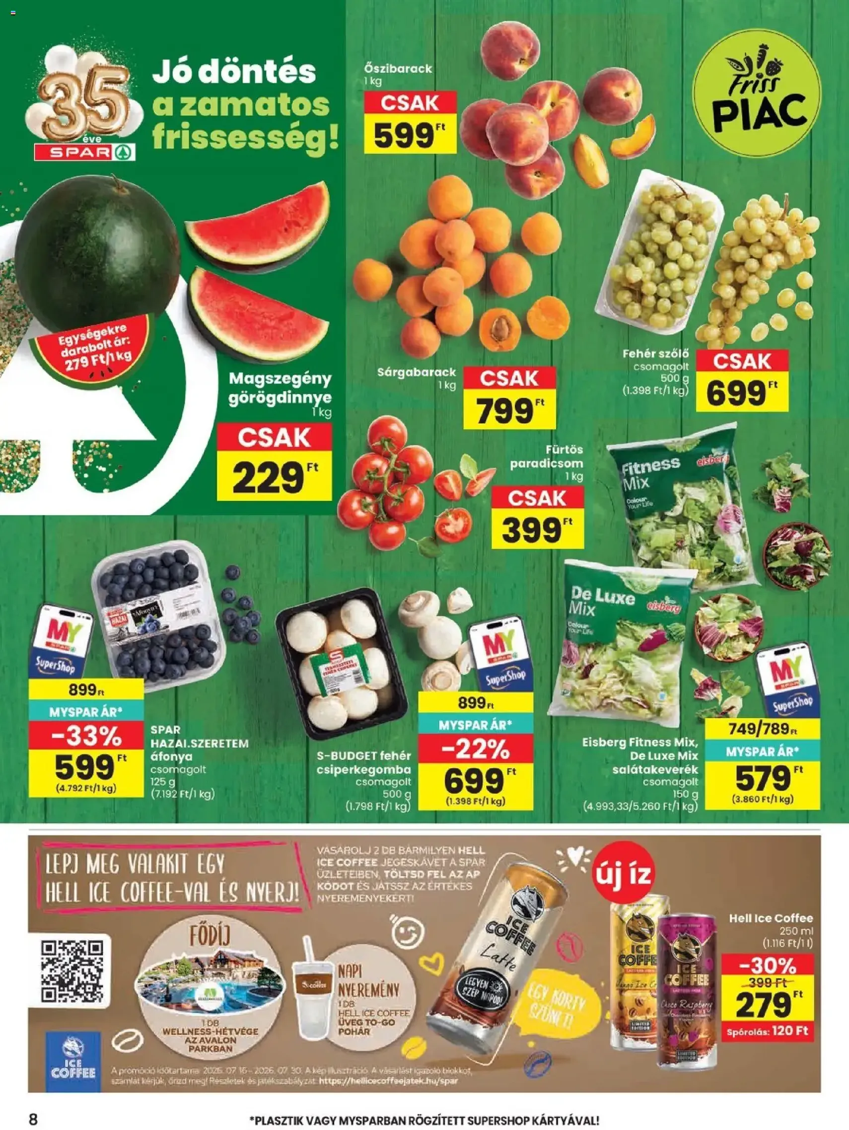 Spar akciós újság - 2026.07.16. érvényes szórólap 8 oldal 20 oldalból