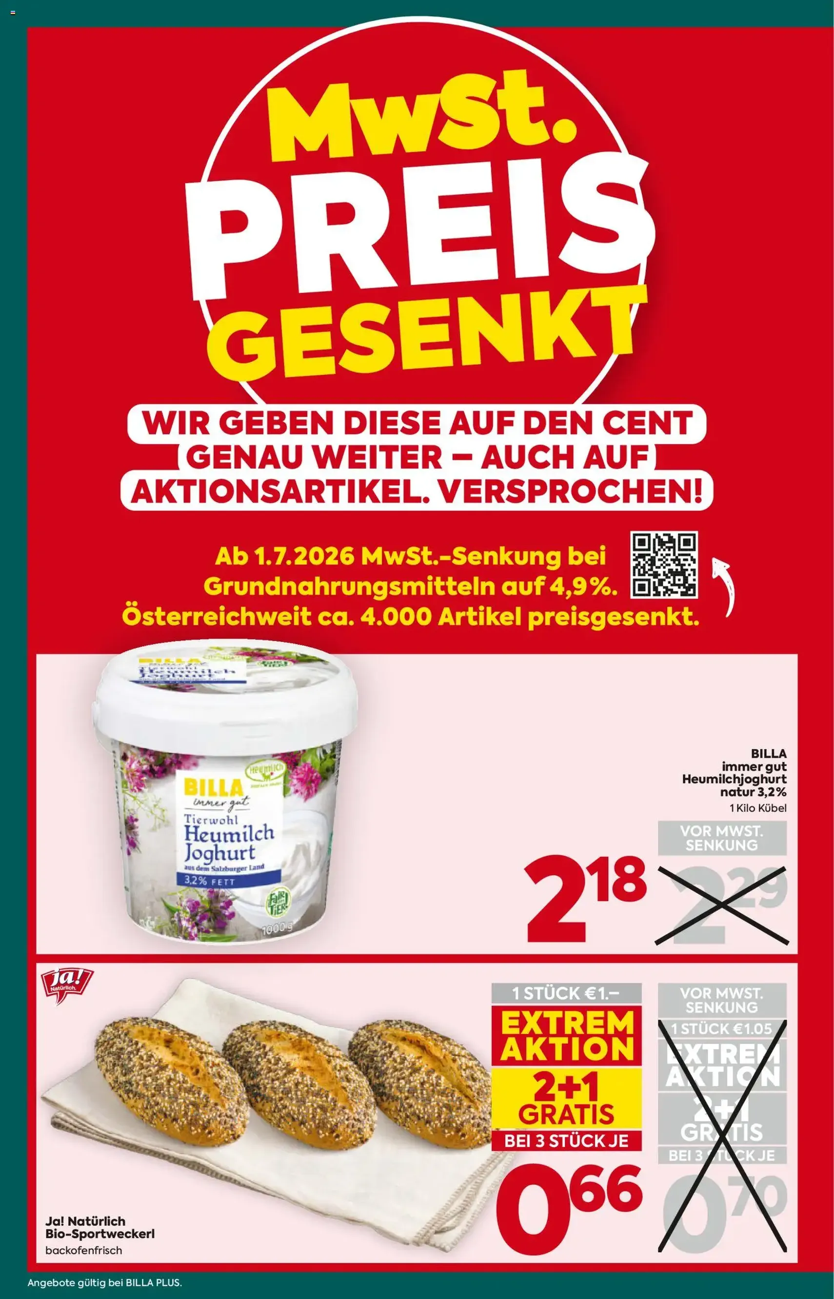 Billa Plus Flugblatt - Gültiger Prospekt ab 09.07.2026, Seite 8 von insgesamt 16