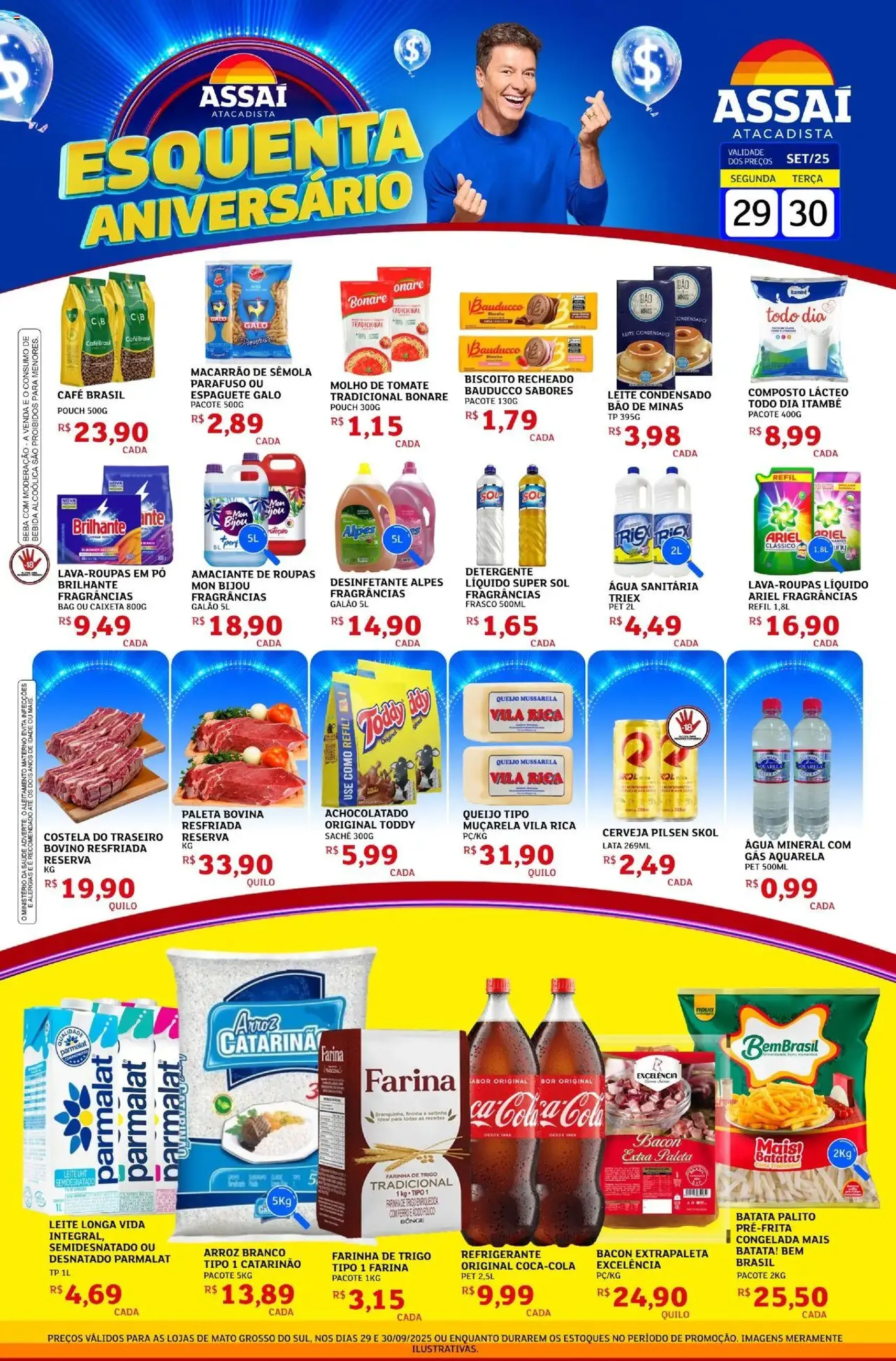 Encarte Assaí Atacadista - folheto válido a partir de 29/09/2025 página 1 de 2