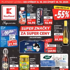 Kaufland leták - náhled letáku platný od 08.10.2025