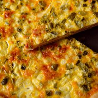 Recipe preview Easy Zucchini and Haloumi Slice