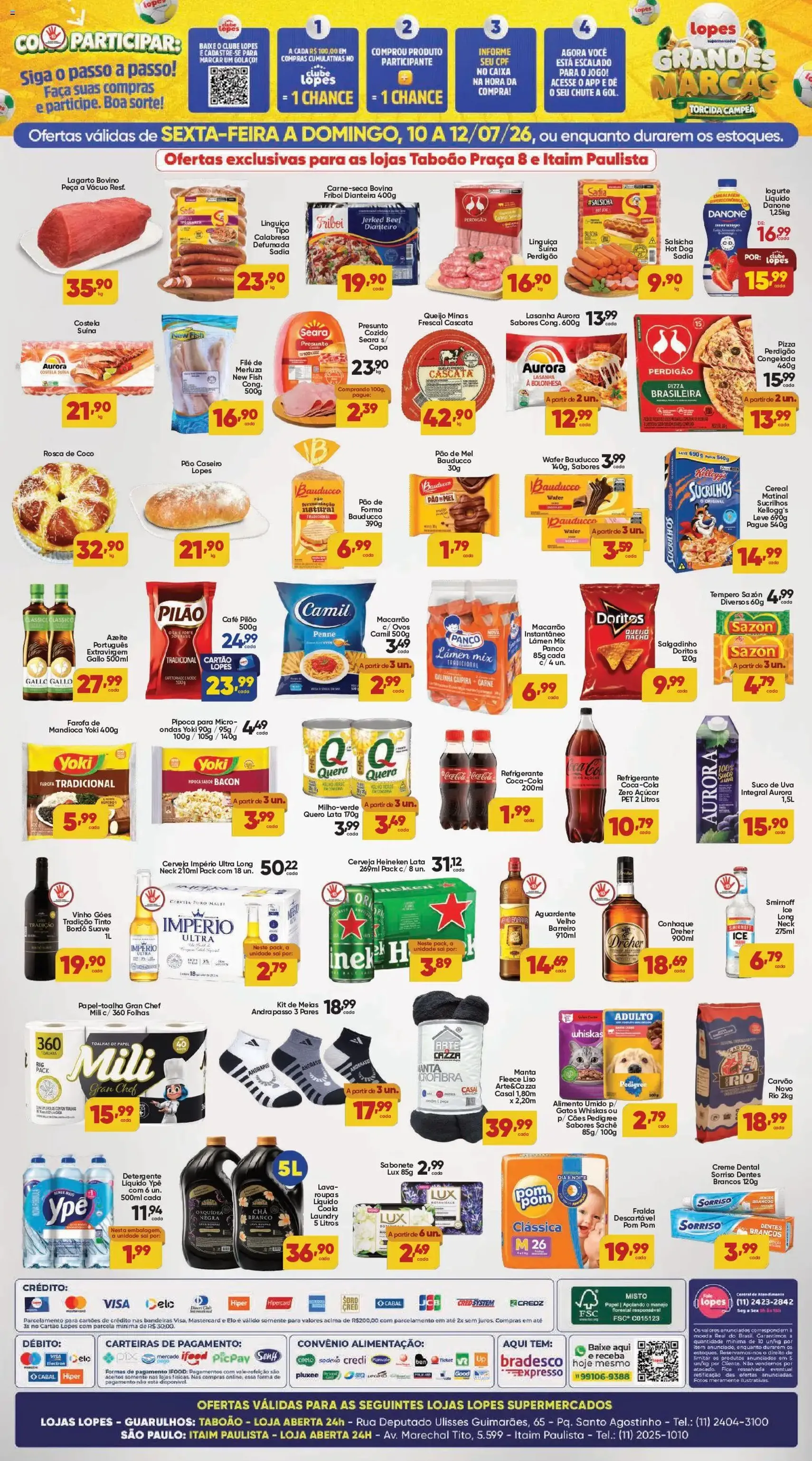 Lopes Supermercados - Ofertas da semana - folheto válido a partir de 10/07/2026 página 2 de 2