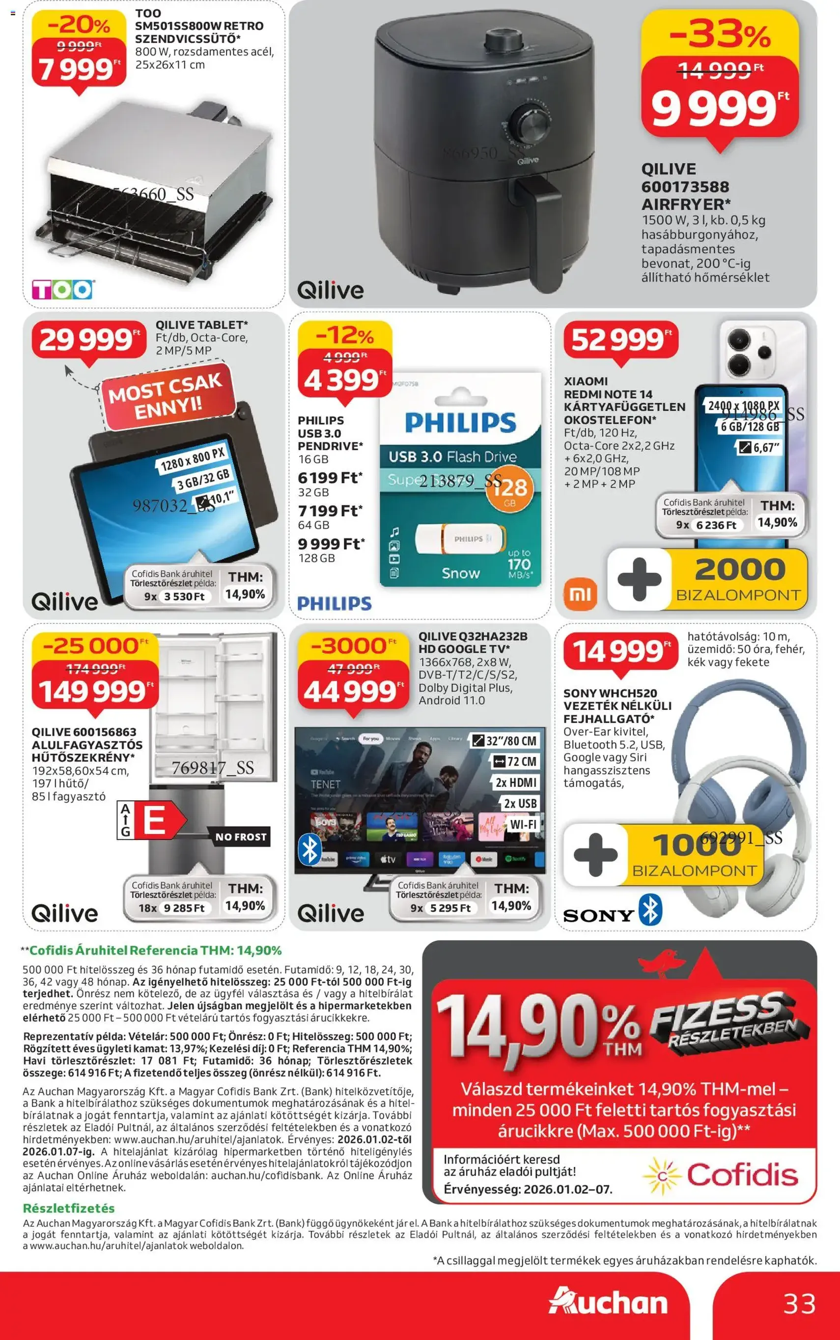 Auchan Akciós újság - 2026.01.02. érvényes szórólap 33 oldal 34 oldalból