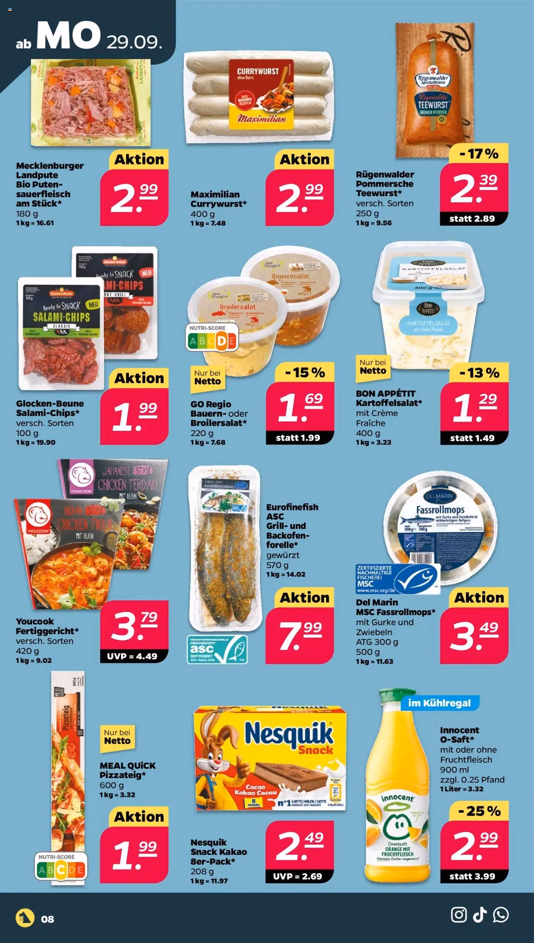 Netto Prospekt - Gültiger Prospekt ab 29.09.2025, Seite 8 von insgesamt 34