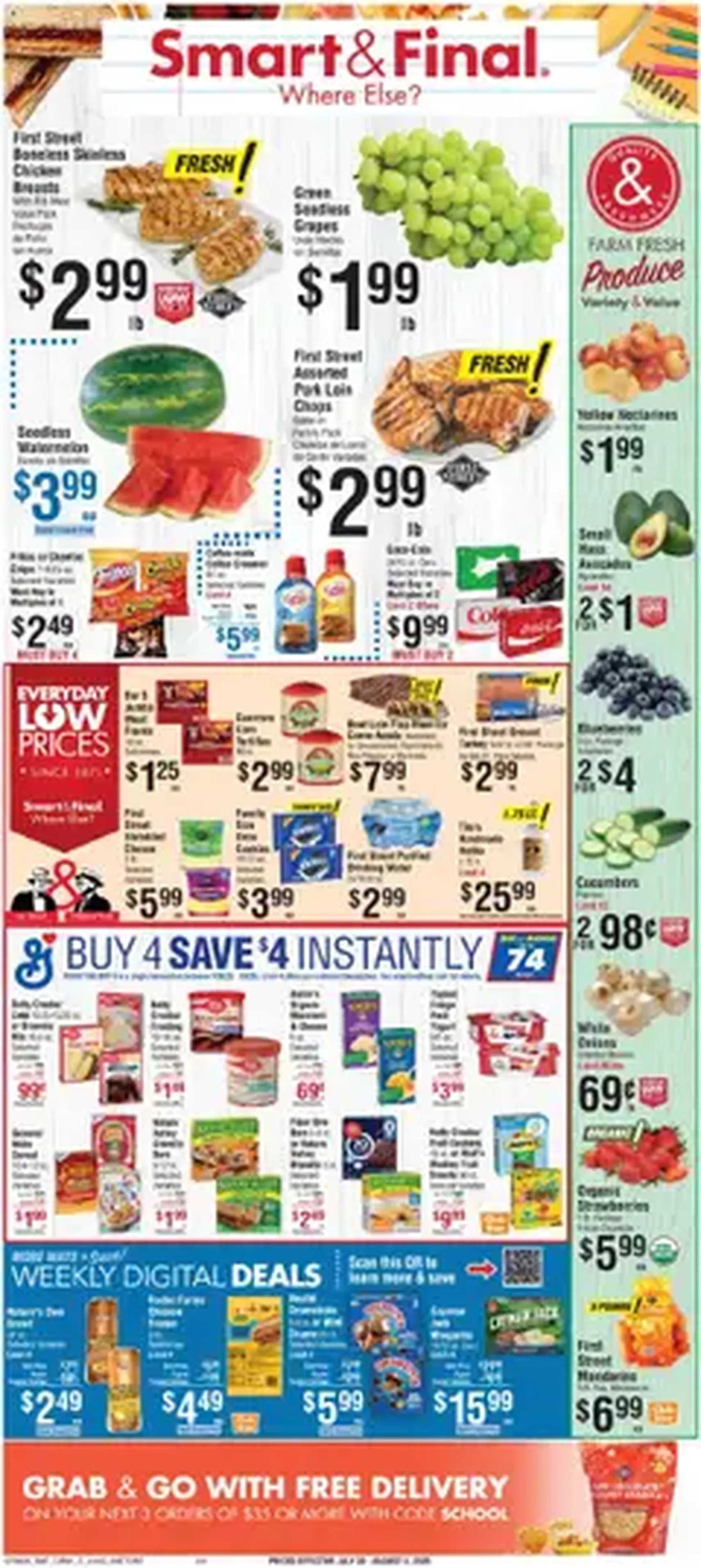 Smart & Final Weekly Ad - valid flyer from 07/30/2025, page 1 of 1