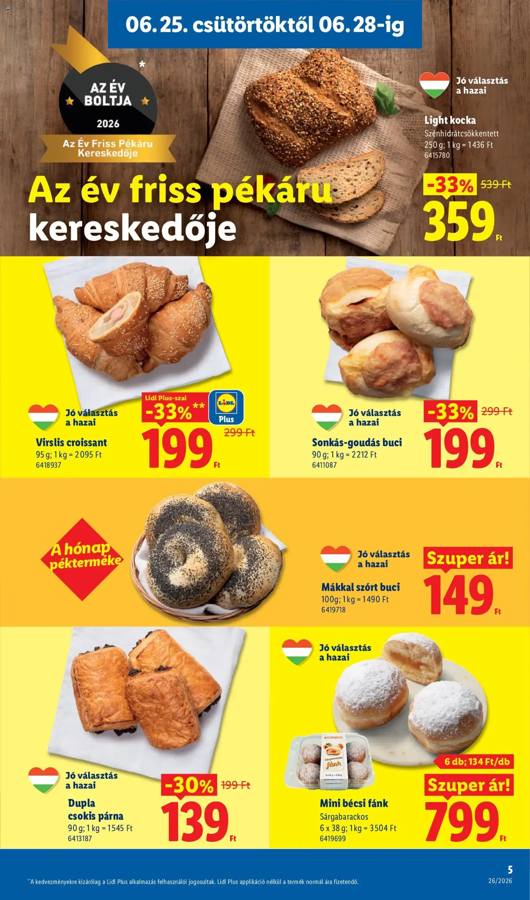 Lidl akciós újság - 2026.06.25. érvényes szórólap 5 oldal 74 oldalból