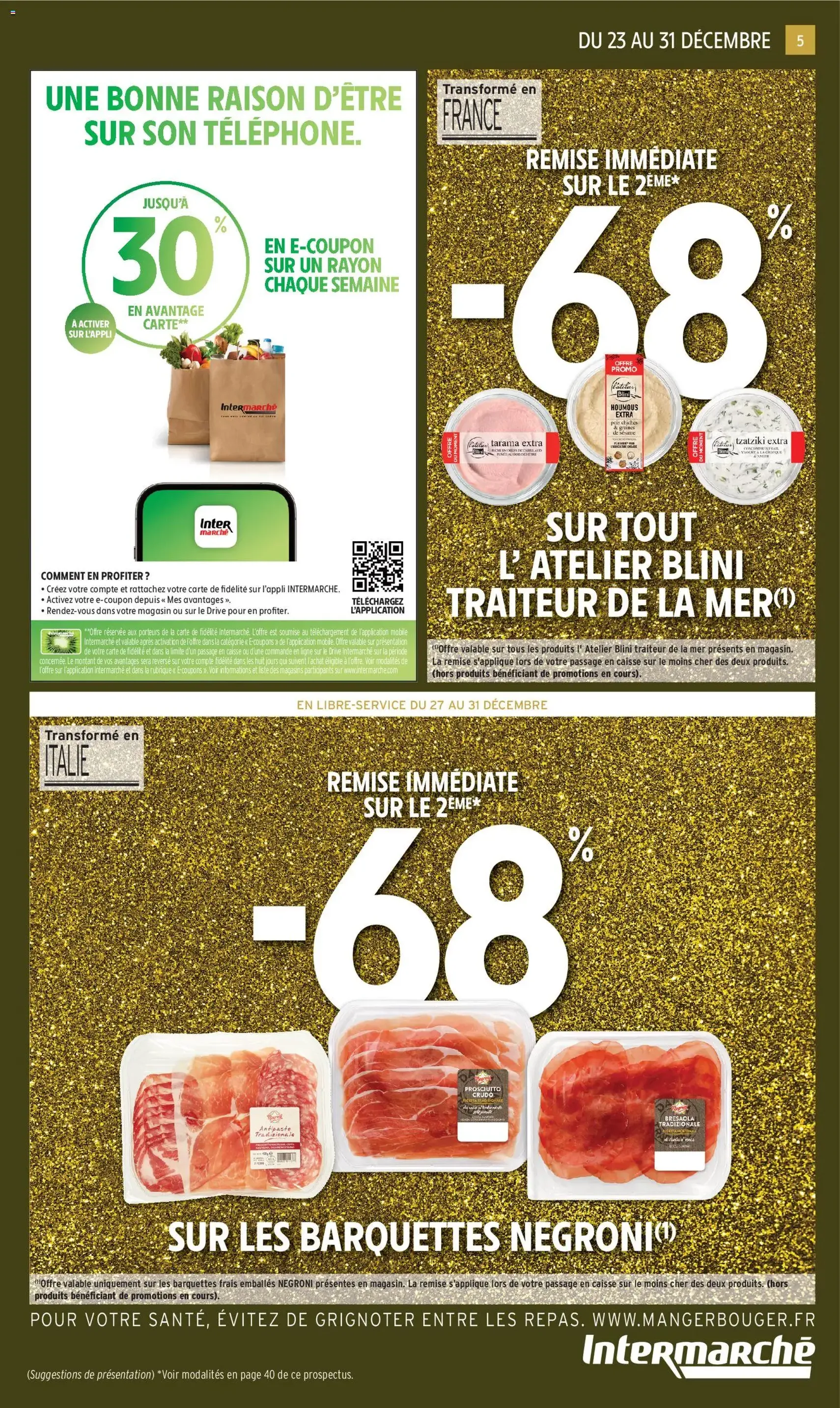 Intermarché catalogue semaine 52 - brochure valable à partir du 23/12/2025, page 5 sur 44
