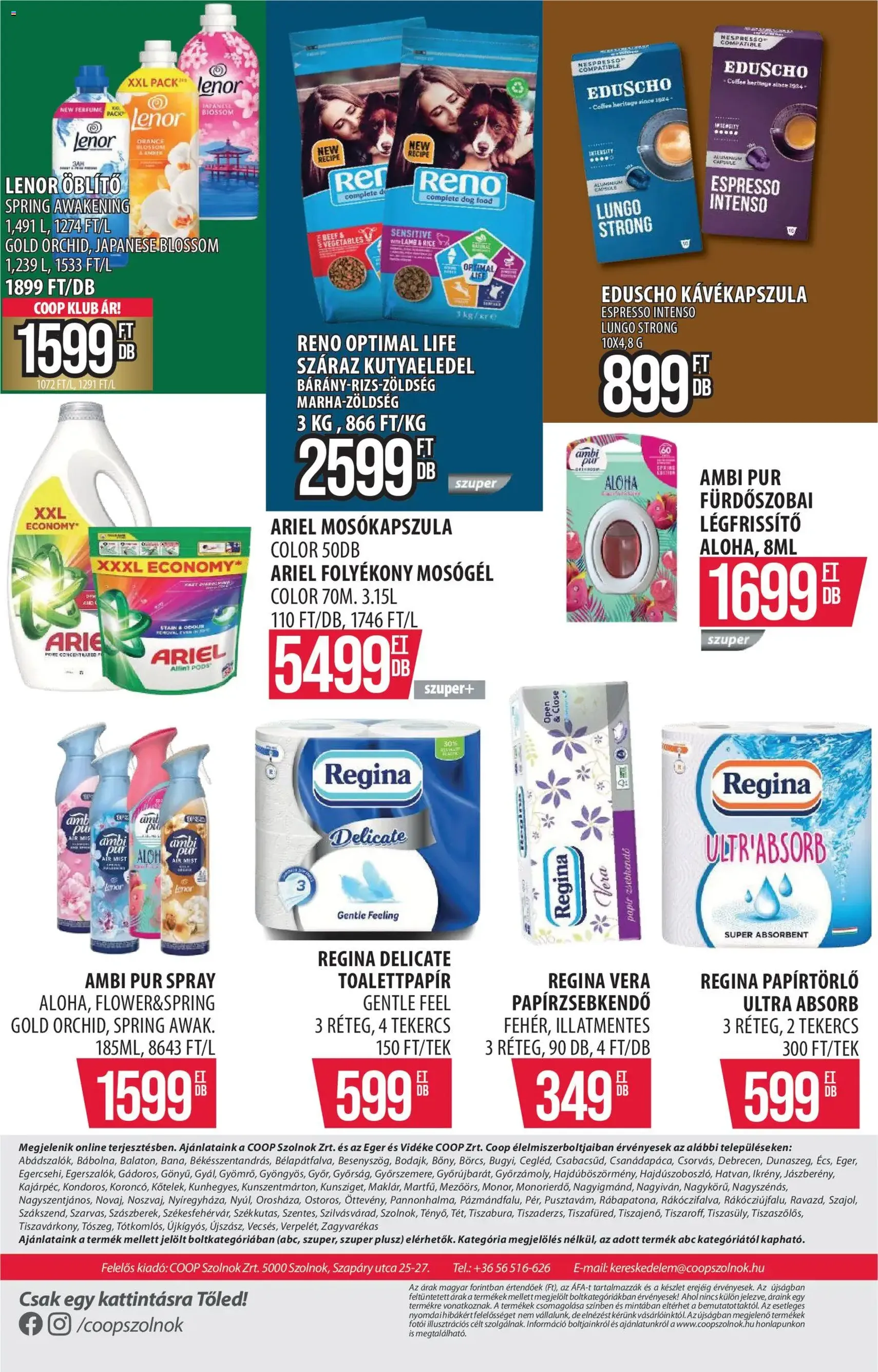 COOP Szolnok akciós újság - 2026.08.06. érvényes szórólap 19 oldal 19 oldalból