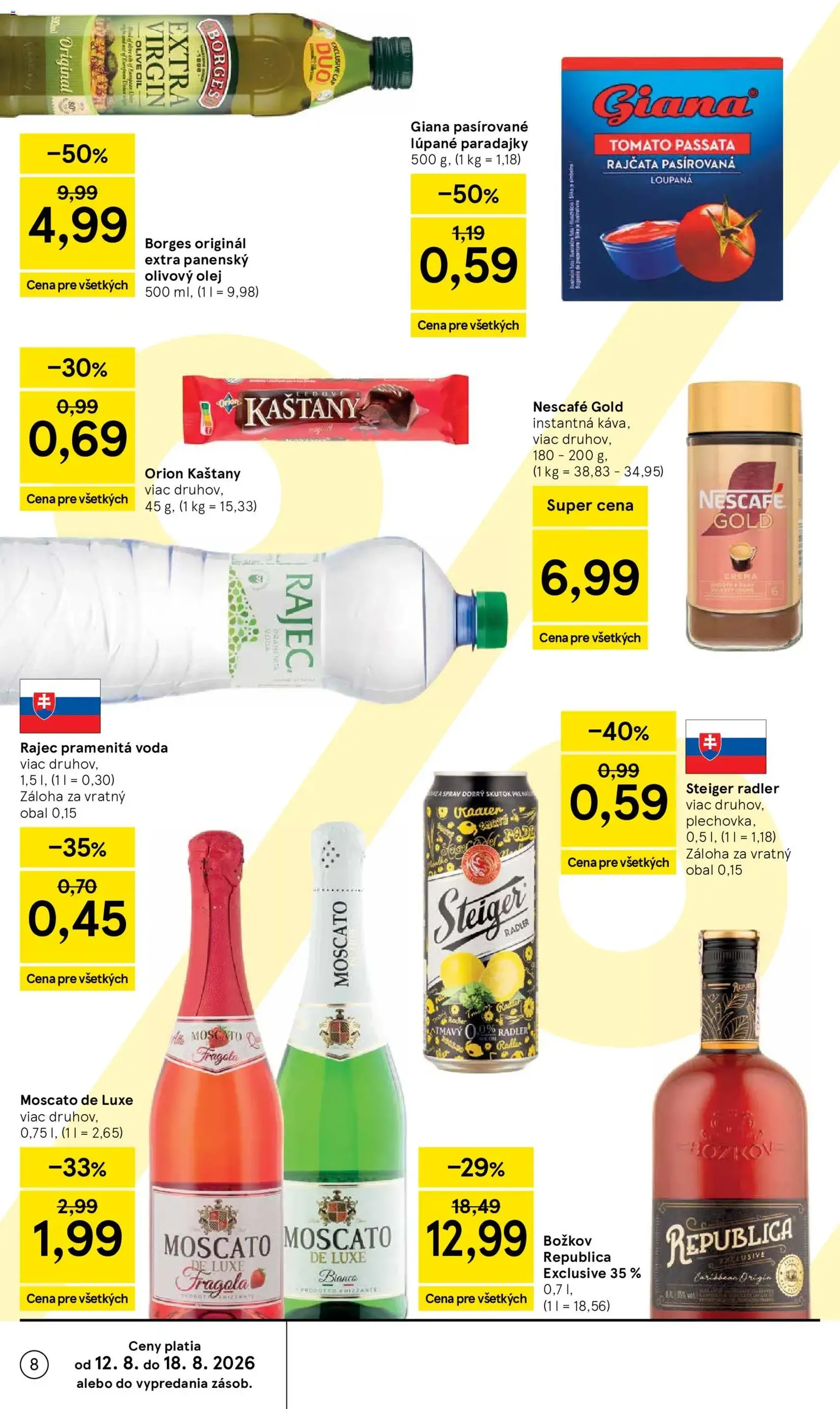 Tesco Hypermarket - leták - platný leták od 12.08.2026 strana 8 z 54