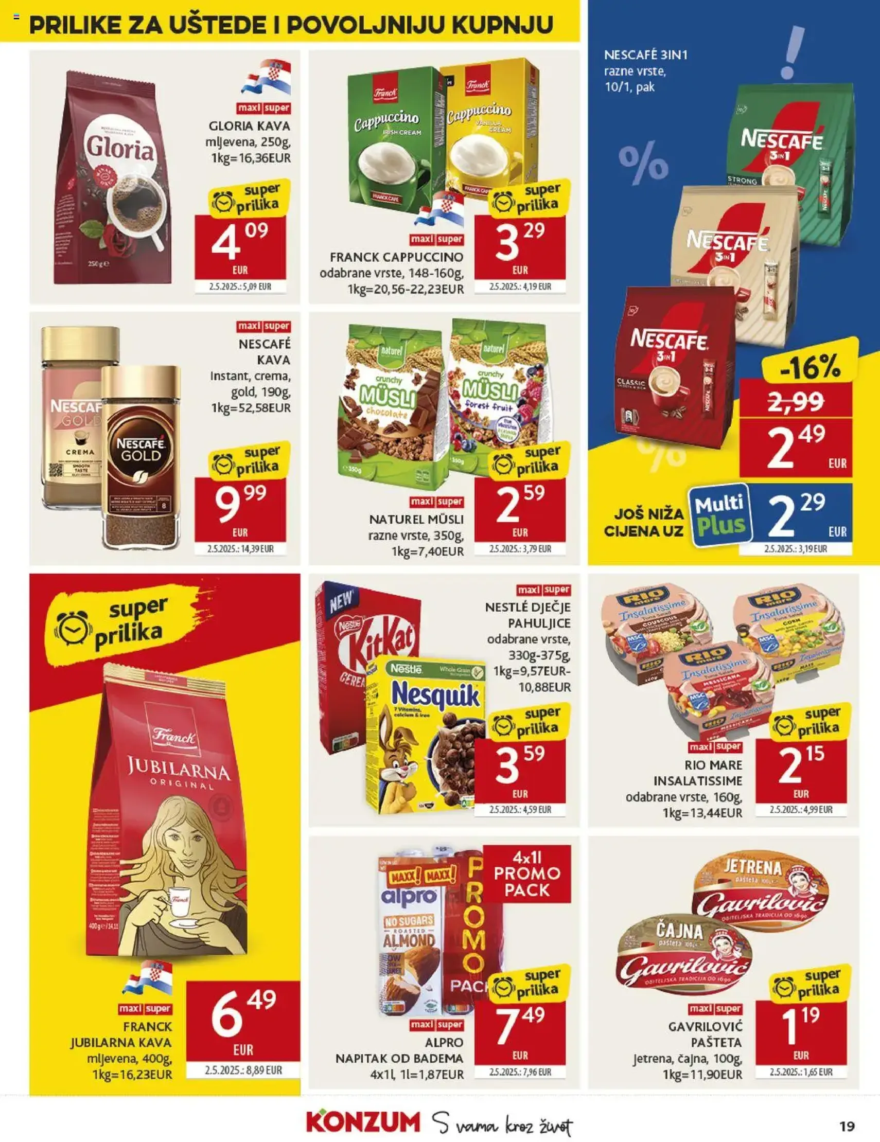 Konzum HR Akciós újság - 2025.08.20. érvényes szórólap 19 oldal 38 oldalból