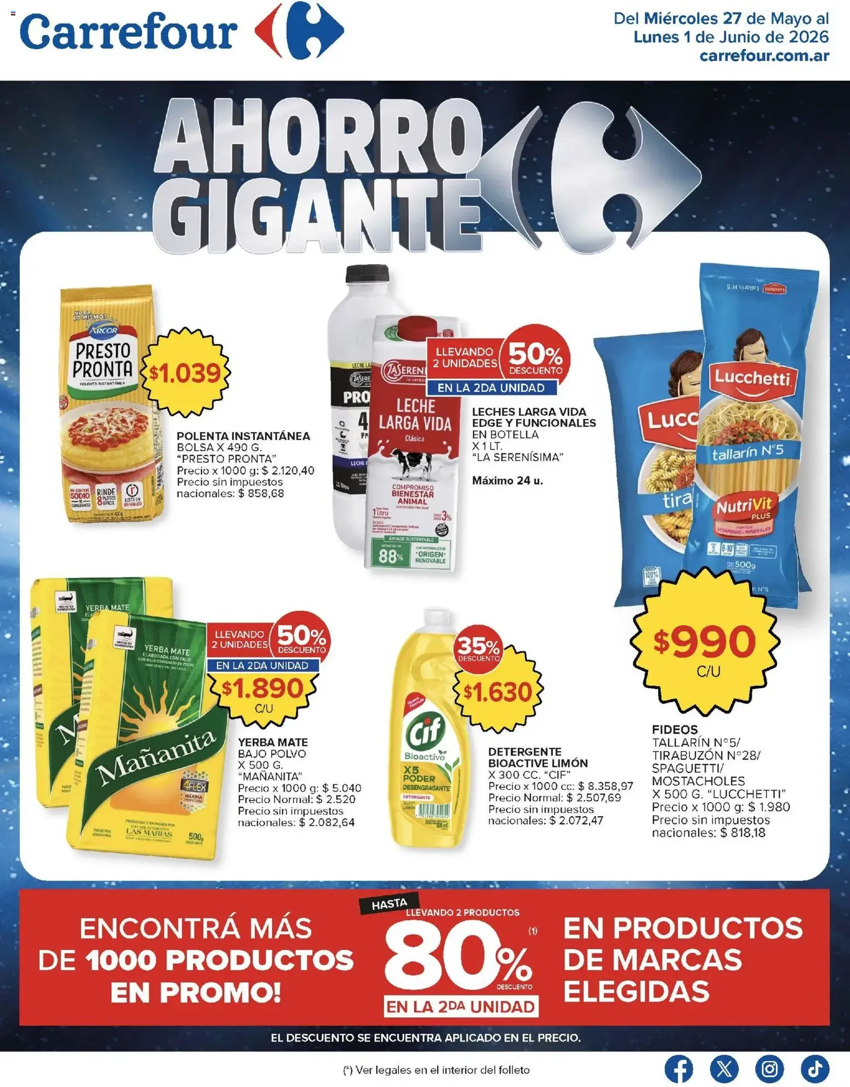 Carrefour ofertas - folleto válido desde 27/05/2026 página 2 de 61