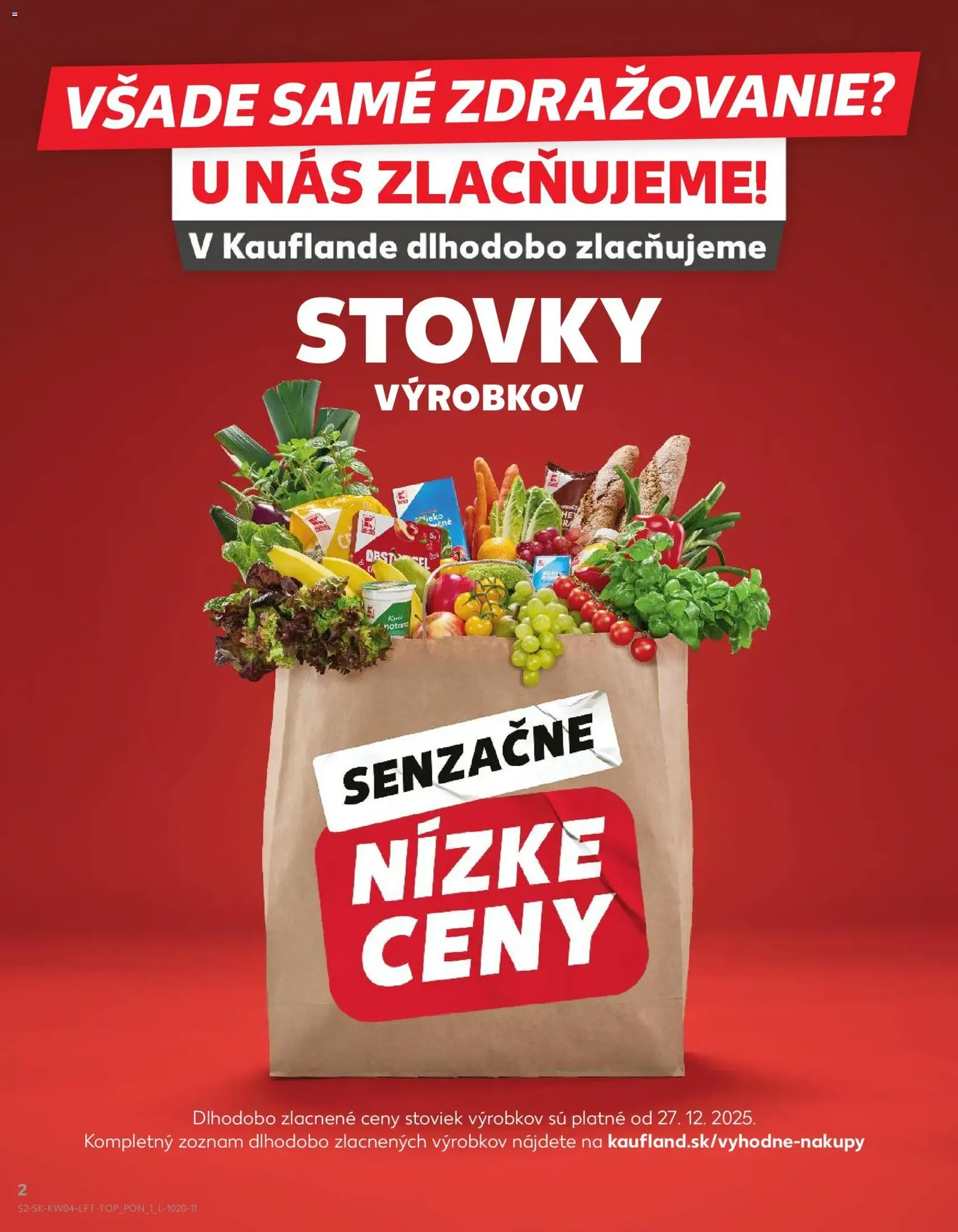 Kaufland SK Akciós újság - 2026.01.22. érvényes szórólap 2 oldal 78 oldalból
