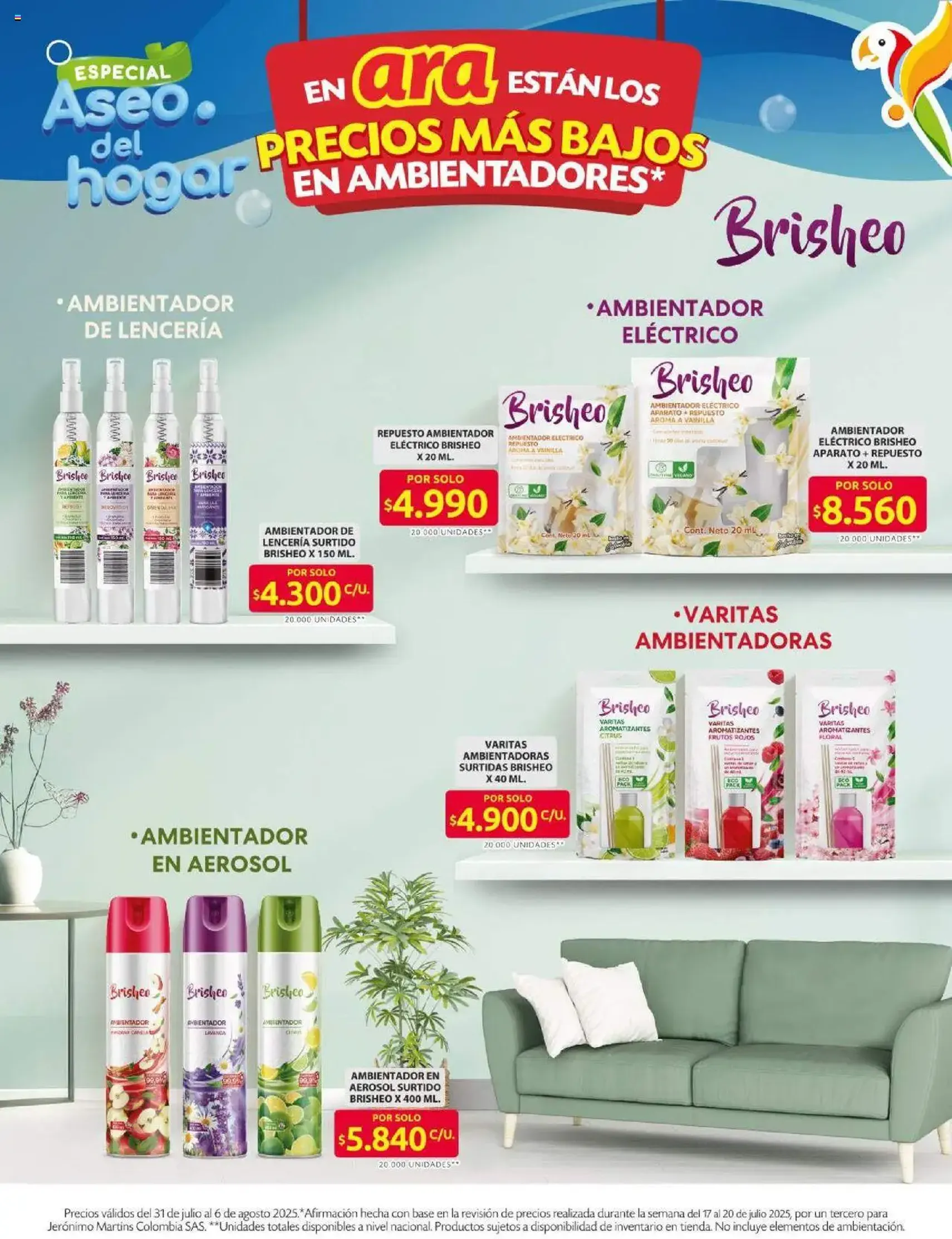 Ara - Catálogo - folleto válido desde 31/07/2025 página 8 de 14 Ara - Catálogo - folleto válido desde 31/07/2025 página 8 de 14
