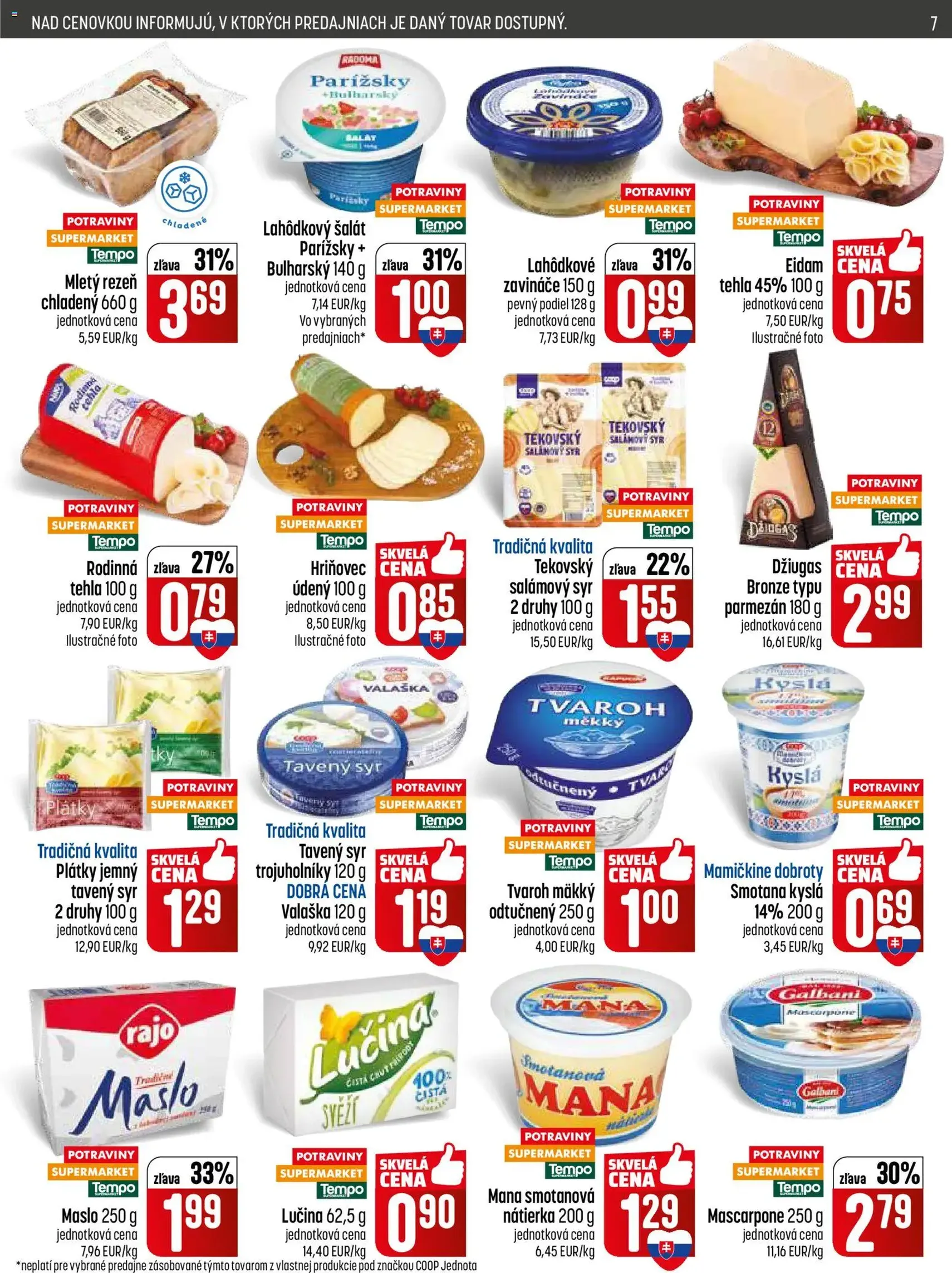 COOP Jednota leták - platný leták od 07.05.2026 strana 7 z 28