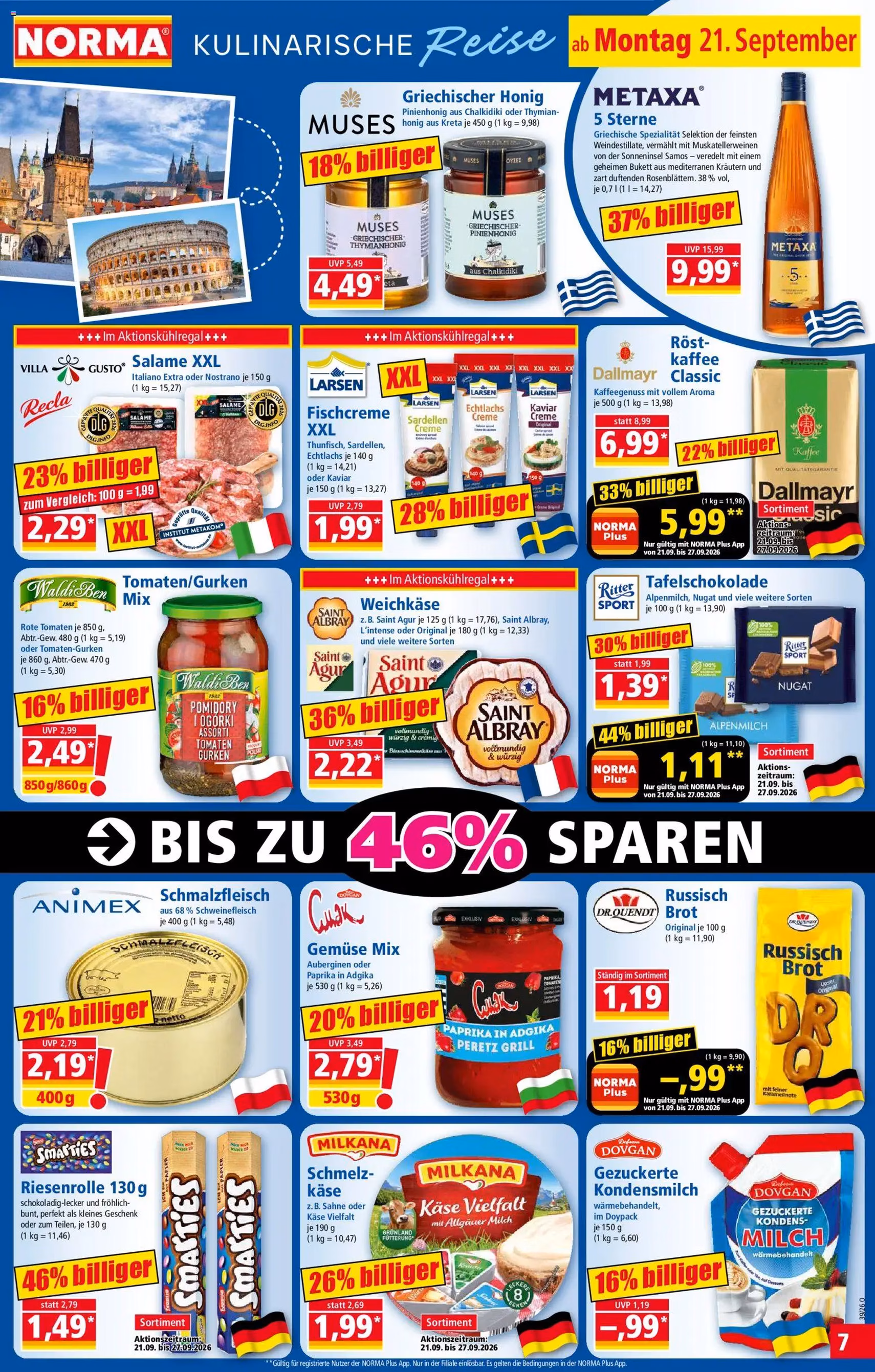 Norma Prospekt - Gültiger Prospekt ab 21.09.2026, Seite 7 von insgesamt 28