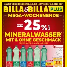 Billa - Flugblatt - Prospekt Vorschau gültig ab 06.08.2026