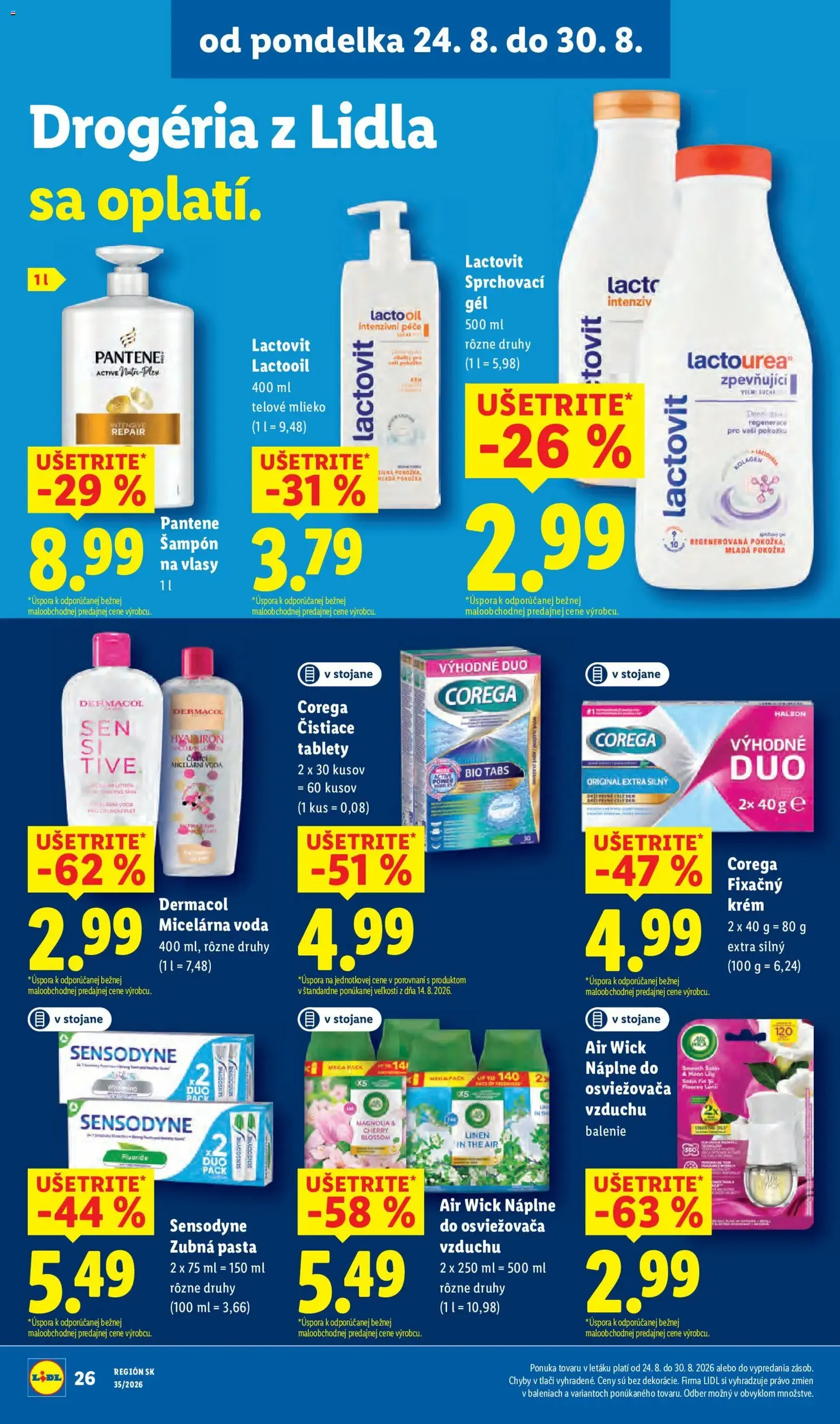 Lidl leták - platný leták od 24.08.2026 strana 36 z 99